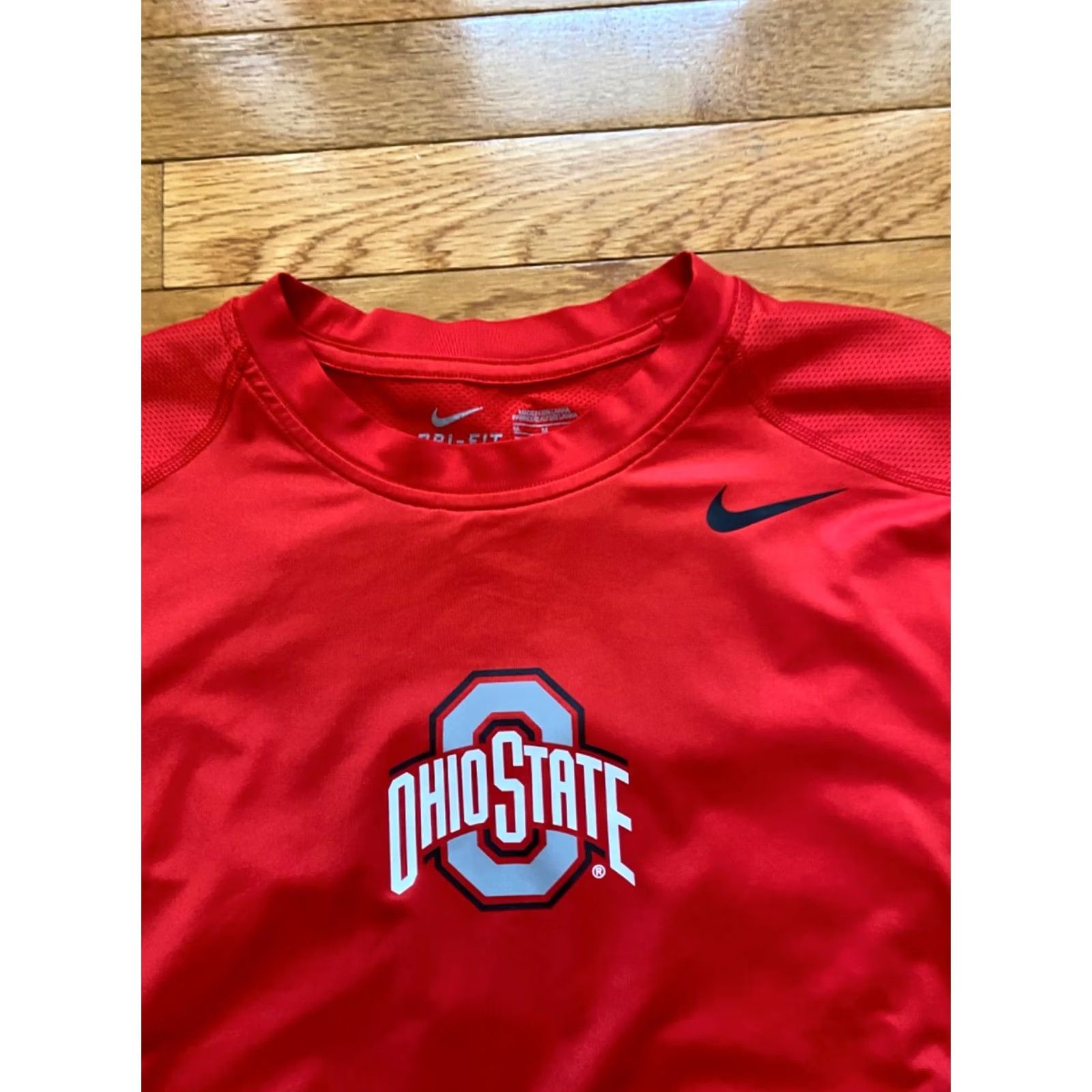 Nike Nike Ohio State Shirt Mens Sz M Red Pro Combat Hypercool Fitted Workout Gym T-Shirt Crew Neck Short Sleeve Size US M / EU 48-50 / 2 - 3 Thumbnail