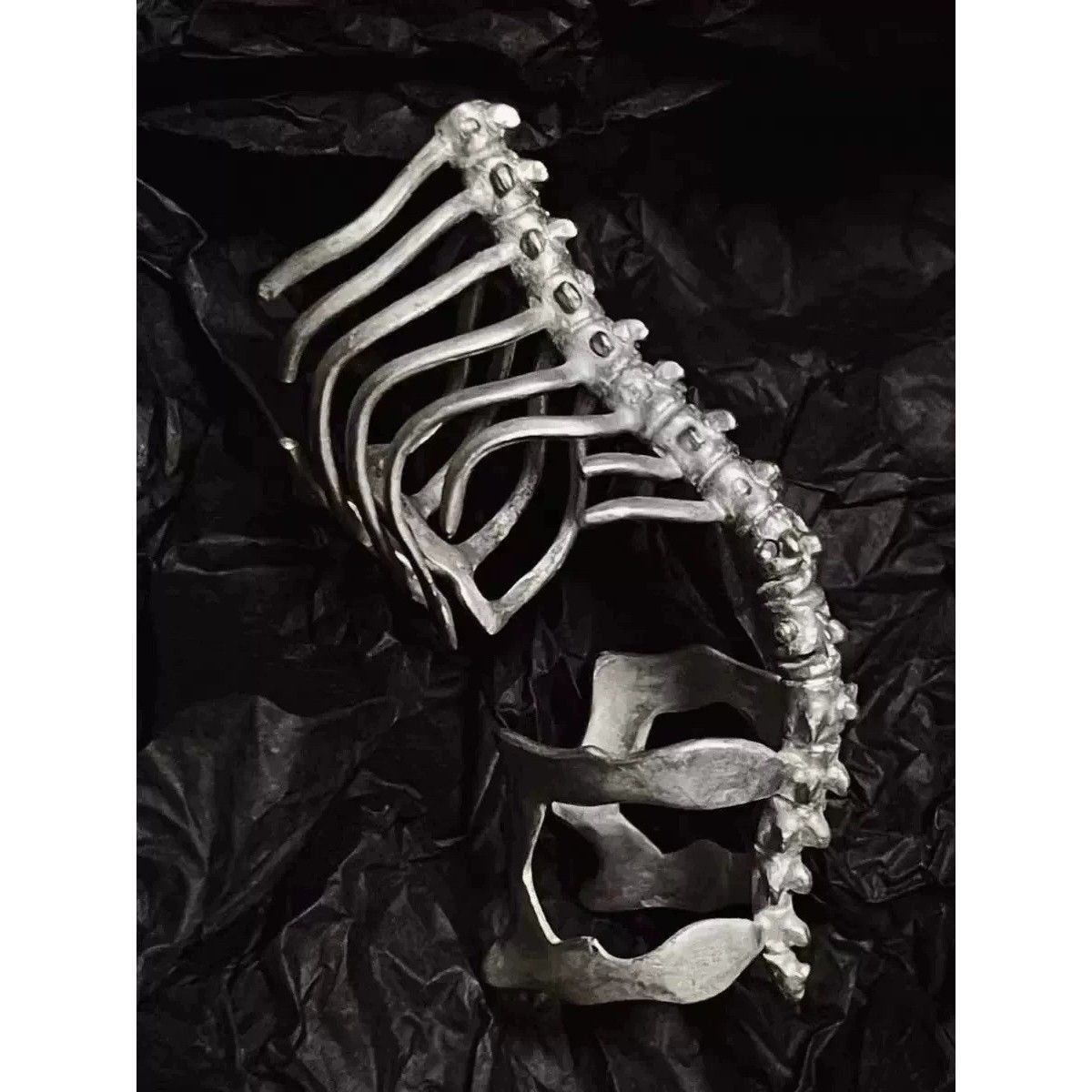 Jewelry Skull Crazy Jewelry Rings Open Size Chrome Ring (Size 7-13) Size ONE SIZE - 6 Thumbnail