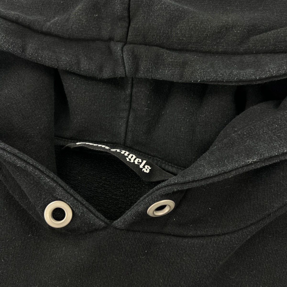 Palm Angels Palm Angels Spray Black Hoodie Size US M / EU 48-50 / 2 - 3 Thumbnail