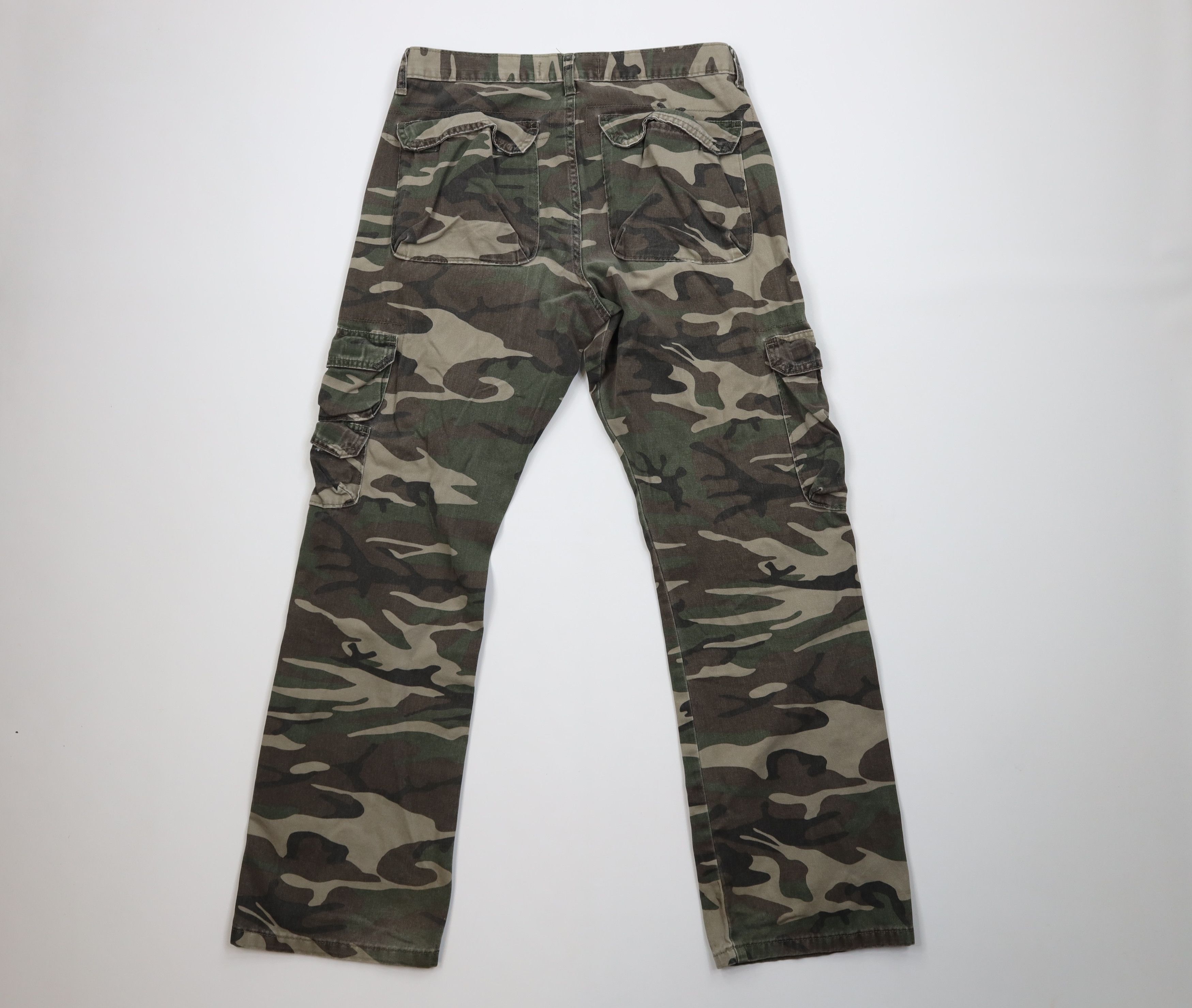 Wrangler Vintage Y2K Wrangler Wide Leg Camouflage Cargo Pants Cotton Size US 32 / EU 48 - 10 Thumbnail