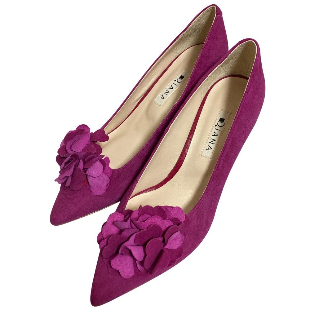 Other DIANA Suede Corsage Pumps Textile Shoes DUTY FREE for USA