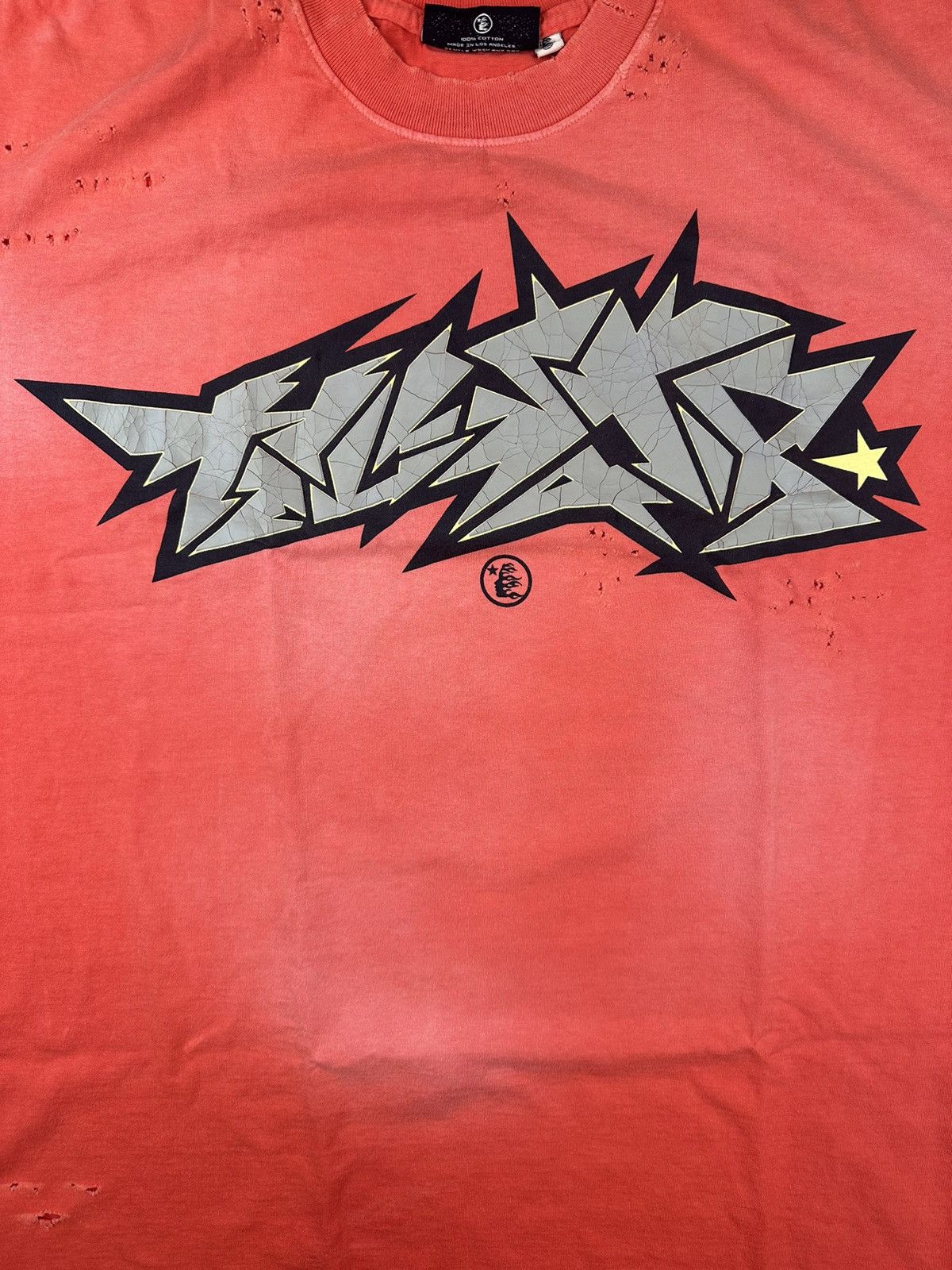 HELLSTAR Hellstar Cracked Print T-shirt 3XL Size US XXL / EU 58 / 5 - 2 Thumbnail