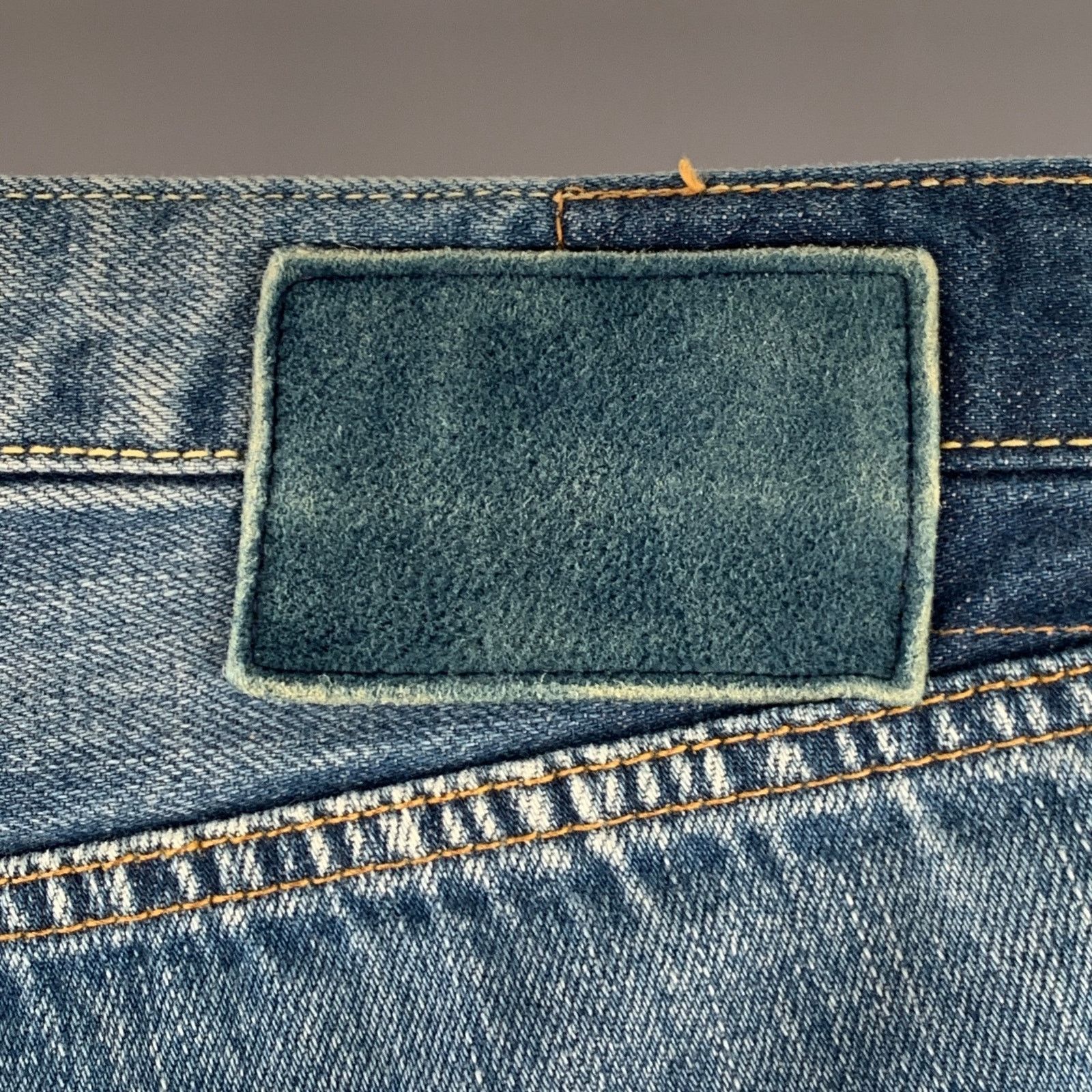 Visvim Social Sculpture 10D5 Blue Distressed Cotton Selvedge Button Size US 34 / EU 50 - 3 Thumbnail
