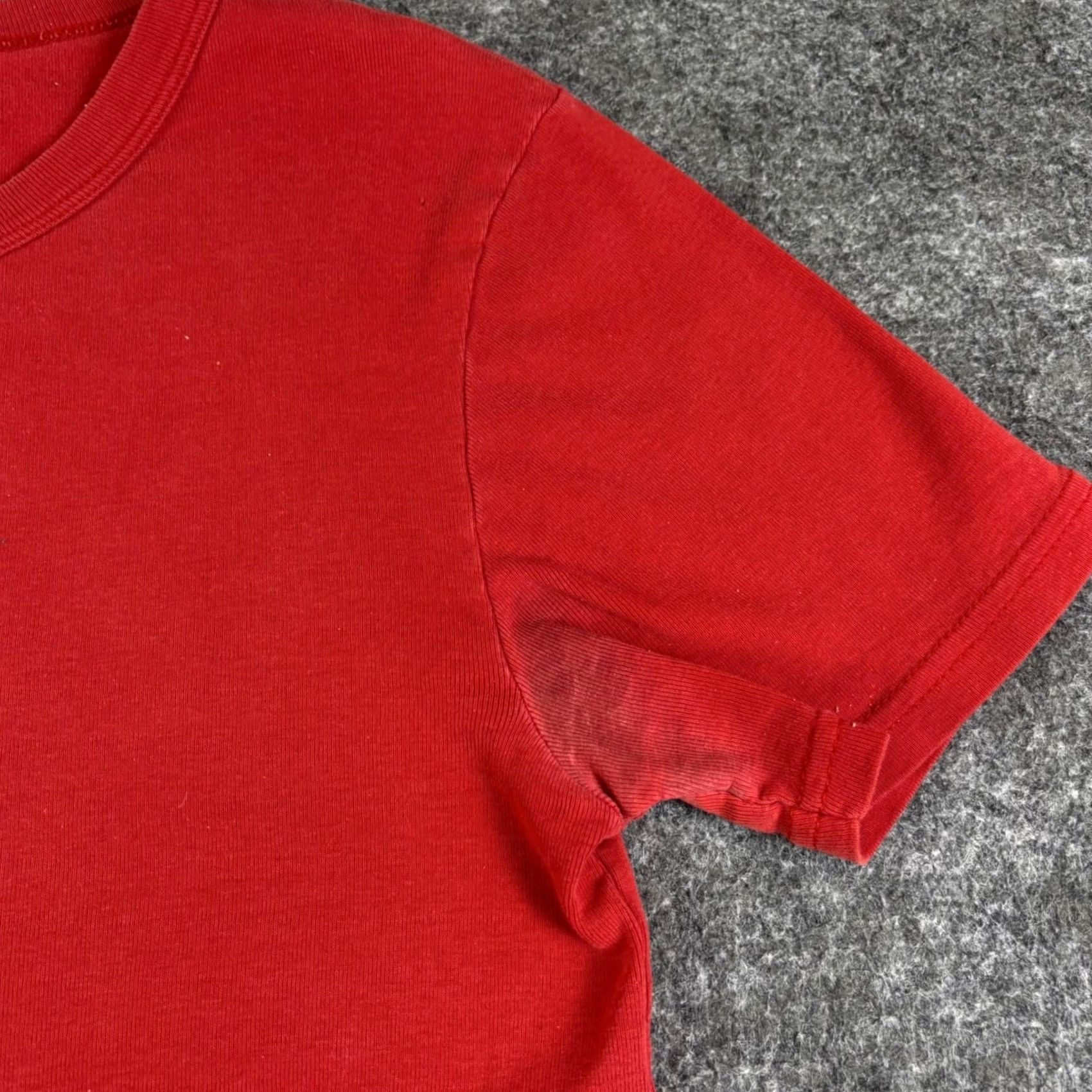 Vintage Polo Jeans Co Ralph Lauren Red Embroidered Logo T-Shirt Small Star Graphic Tee Women Short Sleeve Crew Neck Jersey Cotton Casual Logo Stars 2010s Size S / US 4 / IT 40 - 7 Thumbnail