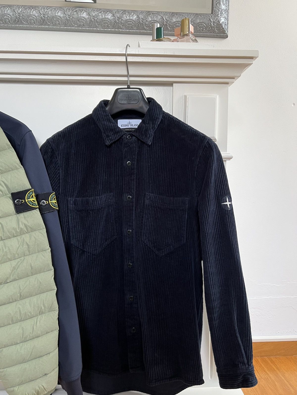 Stone Island Stone Island | Corduroy Overshirt | Black | Size S Size US S / EU 44-46 / 1 - 1 Thumbnail