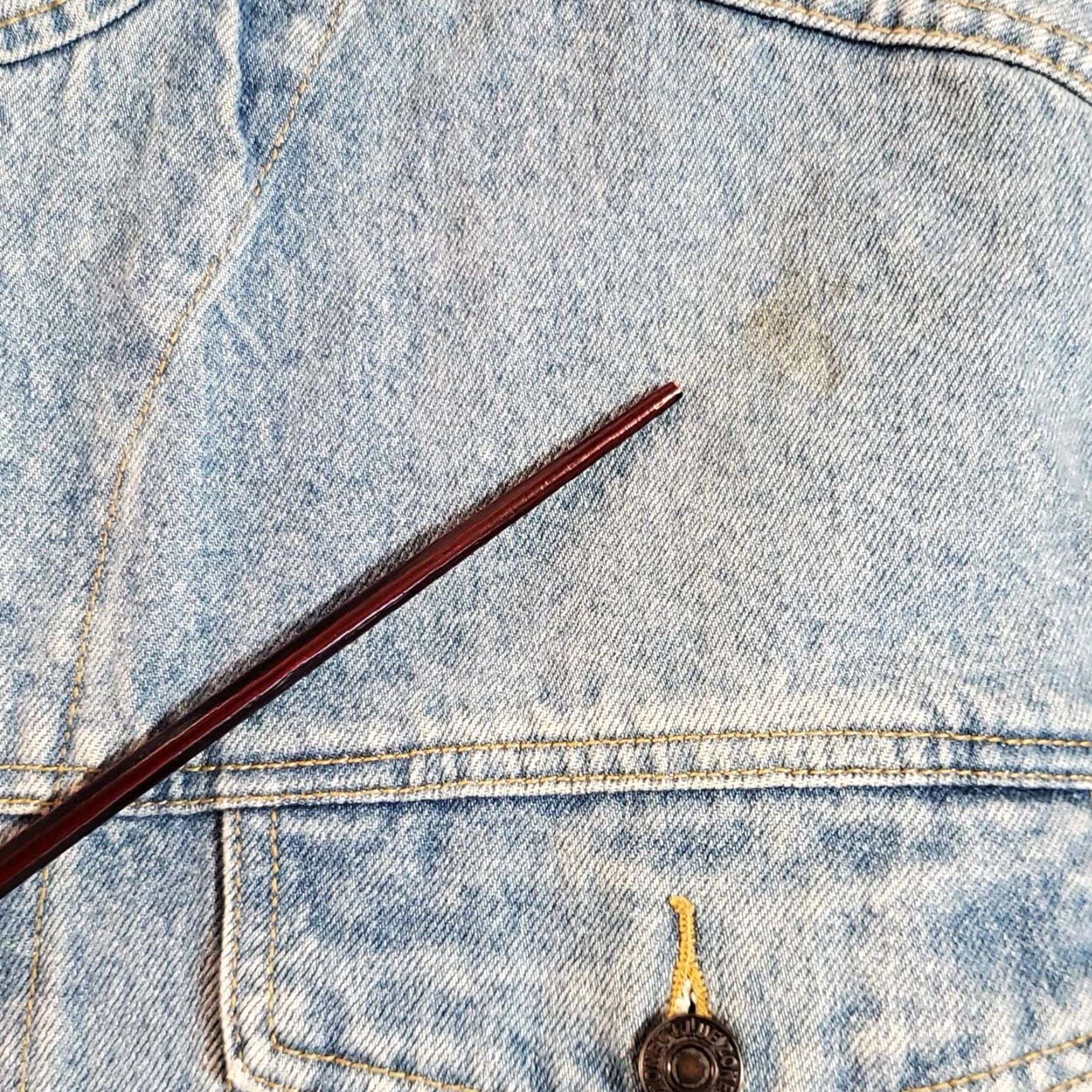 Vintage VINTAGE Blue Zone Denim Jacket Hooded Mens M Hong Kong Buckle Back Buckle Back Size US M / EU 48-50 / 2 - 5 Thumbnail