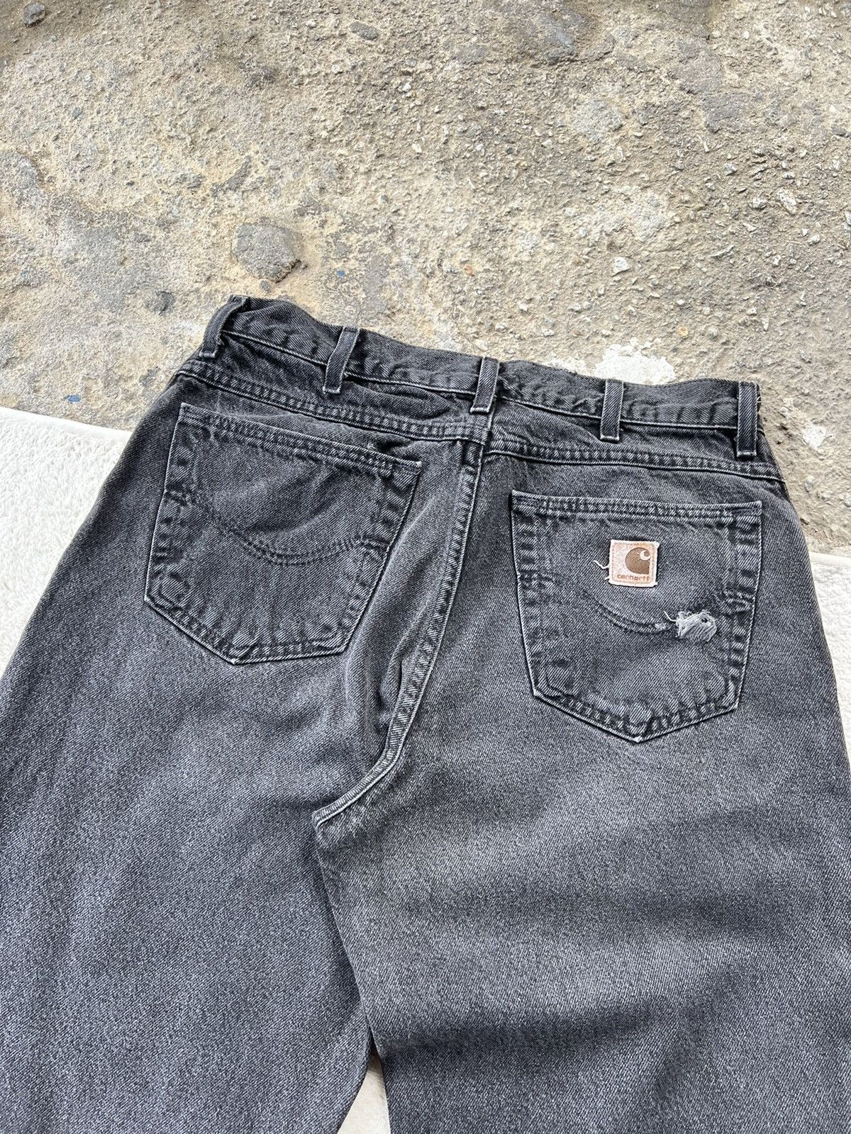 Carhartt × Vintage Carhartt Black Jeans Pants Size US 32 / EU 48 - 5 Thumbnail