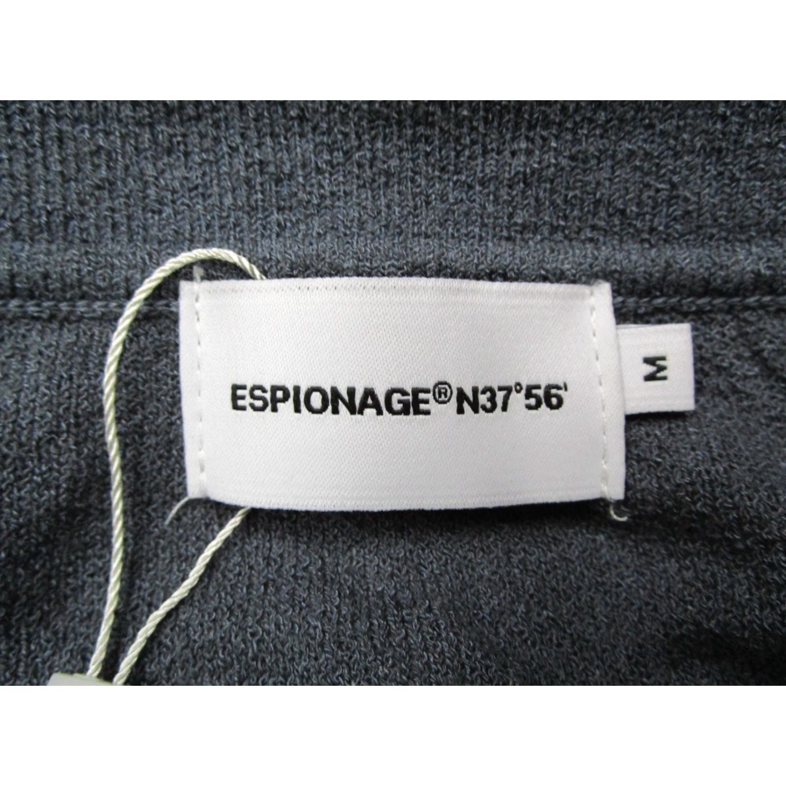Vintage Espionage Shirt Mens Medium Blue Z Pattern Knit Polo Short Sleeve Pullover Retro Size US M / EU 48-50 / 2 - 3 Thumbnail