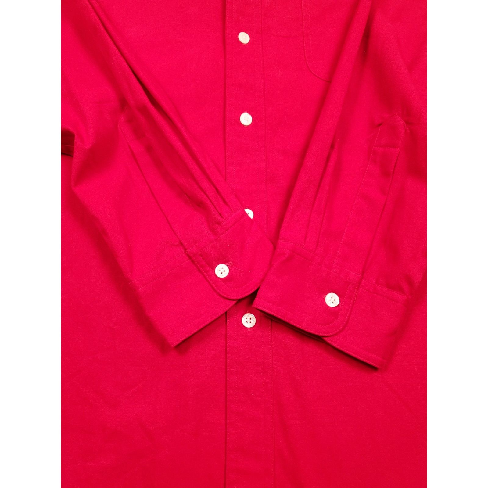 Chaps Ralph Lauren Vintage 90s Chaps Ralph Lauren Mens L Red Long Sleeve Shirt Size US L / EU 52-54 / 3 - 5 Thumbnail