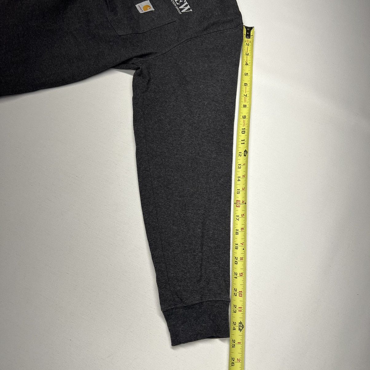 Carhartt Carhartt Tee Shirt Grey Long Sleeve Original Pocket Workwear Size US L / EU 52-54 / 3 - 14 Thumbnail