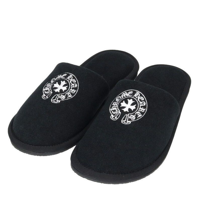 Chrome Hearts Chrome Hearts Horseshoe Embroidered Slippers Size US 8 / EU 41 - 1 Thumbnail