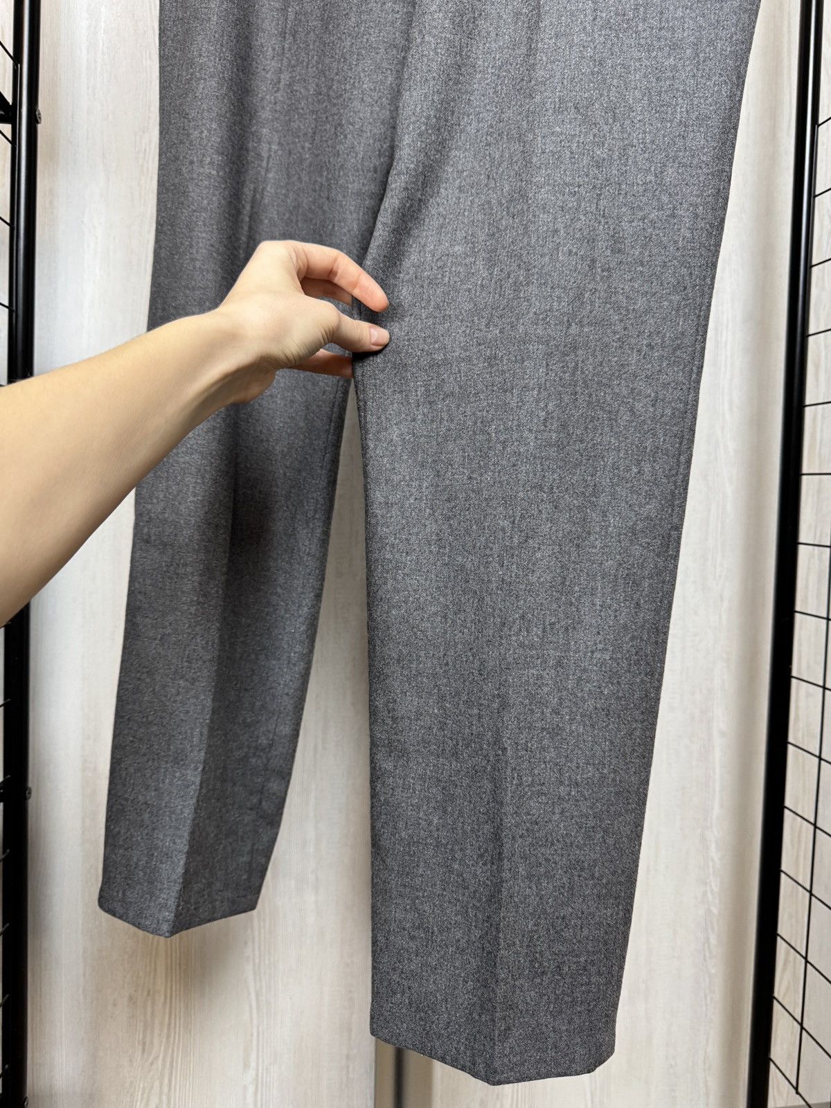 Boggi Boggi Milano made in Italy grey wool buckles classic pants Size US 36 / EU 52 - 6 Thumbnail