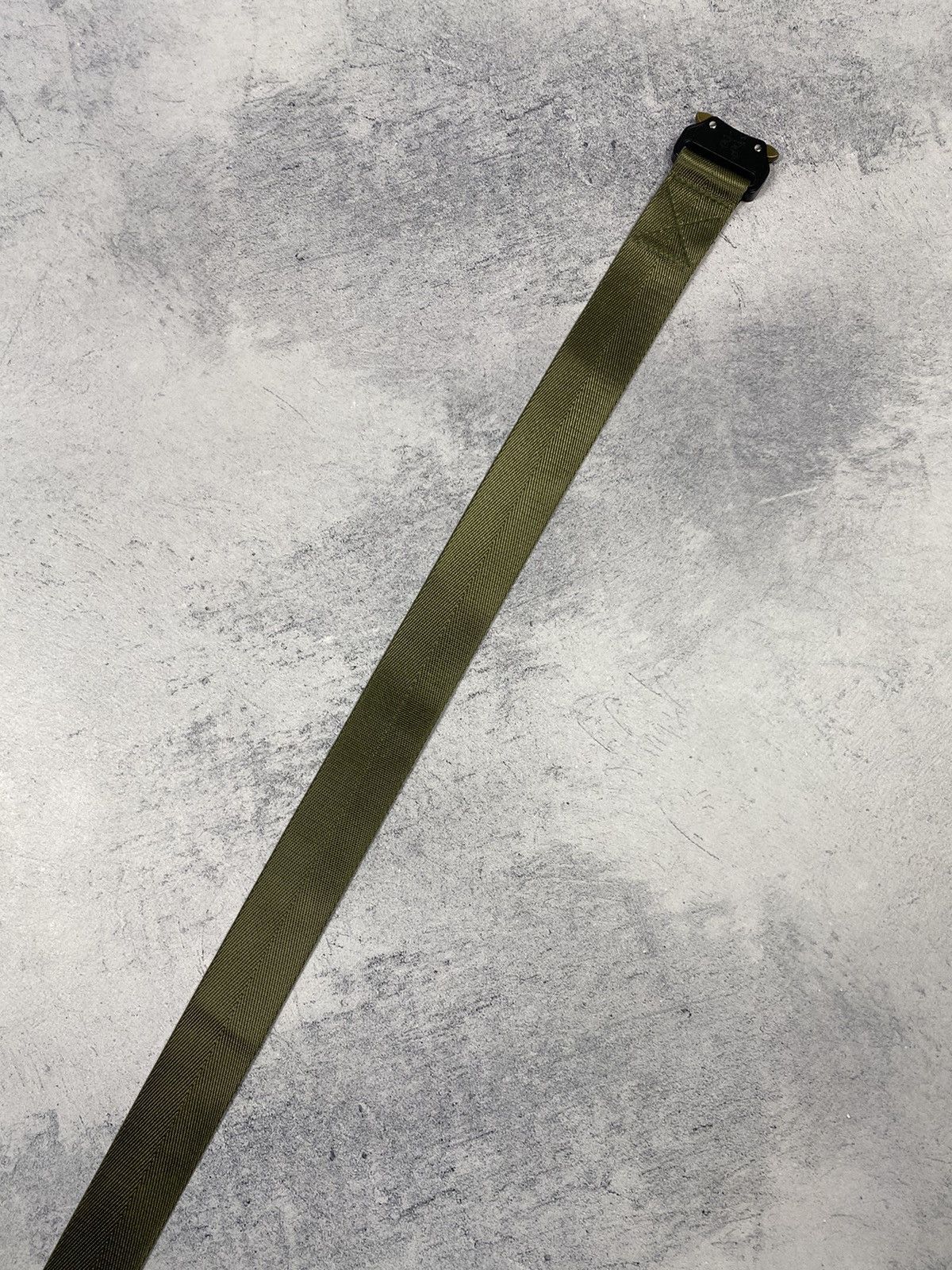 Other Military Tactical Outdoor Hiking Olive Nylon Universal Belt Size ONE SIZE - 6 Thumbnail