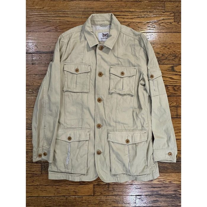 Hickey Freeman Hickey Freeman Jacket Safari Type Sporty Style Light Tan ...