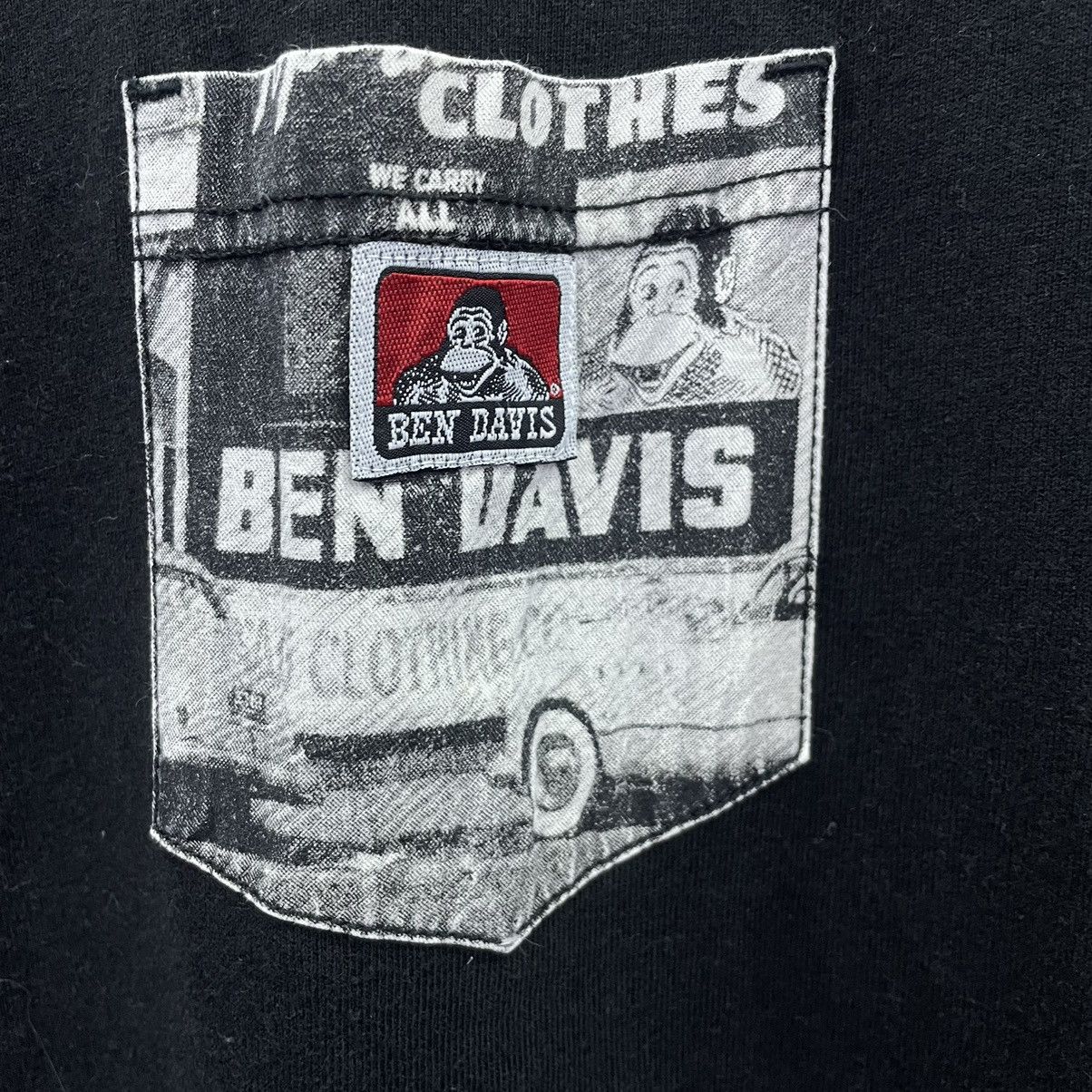 Ben Davis × Vintage Vintage Ben Davis Single Pocket T Shirt Size US M / EU 48-50 / 2 - 2 Thumbnail
