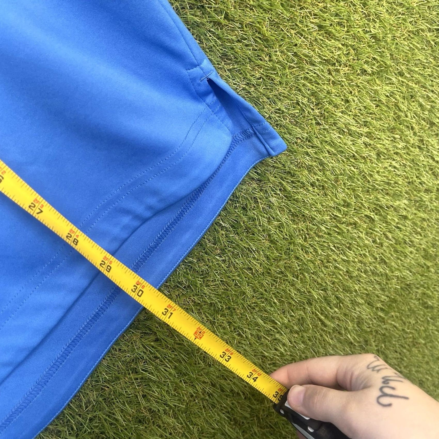 Vintage Zero Restriction Tour Series Polo Shirt Mens Large Blue Golf Outdoor Activewear Casual Shirts Size US L / EU 52-54 / 3 - 4 Thumbnail