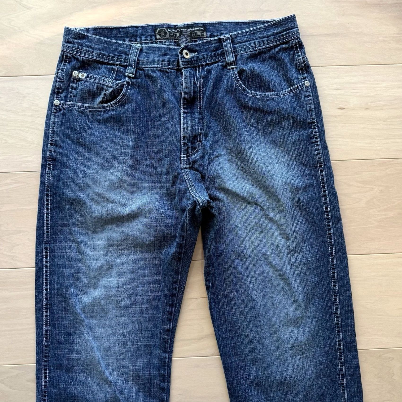 Southpole VINTAGE Southpole Jeans 34 Blue Y2K Baggy Denim Skater Punk Streetwear USA Western Mens 34 Jeans Size US 34 / EU 50 - 3 Thumbnail