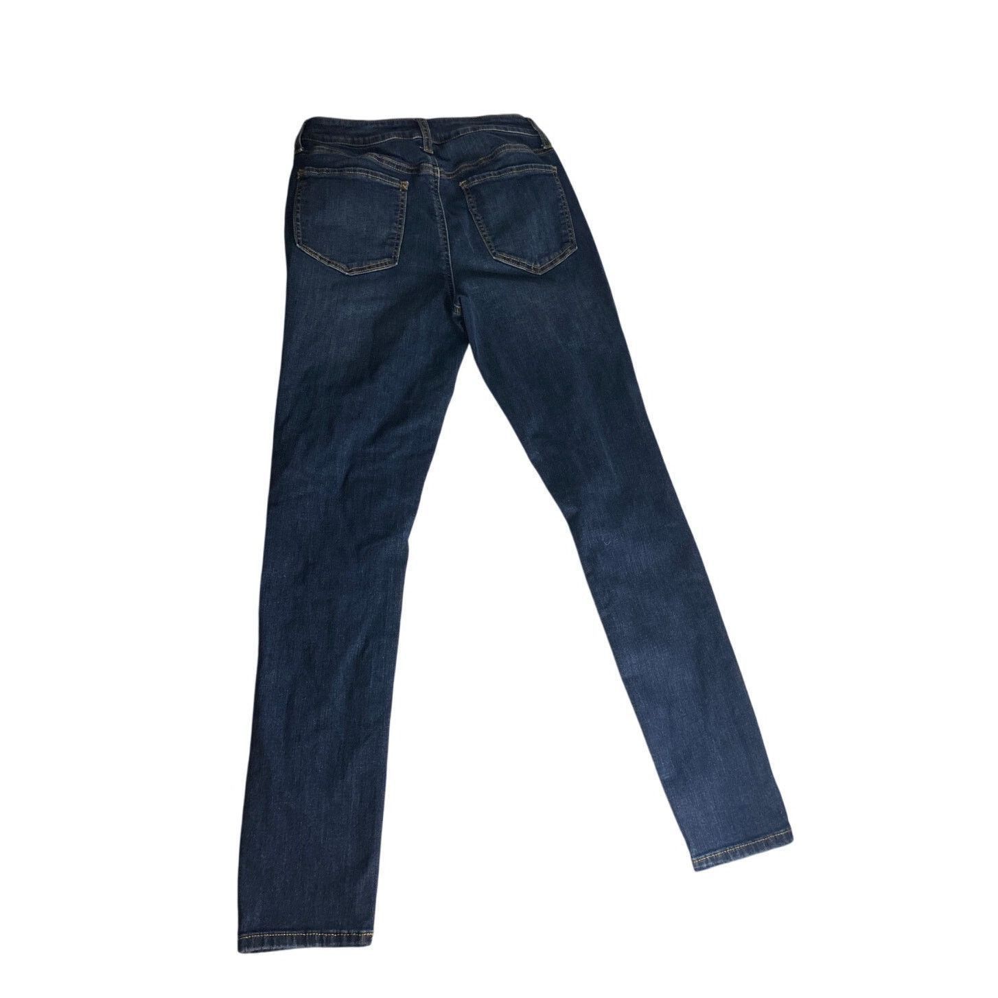 Other Distressed Ripped Skinny Jeans Blue SO High Rise Jegging 28 Size 28" / US 6 / IT 42 - 7 Thumbnail