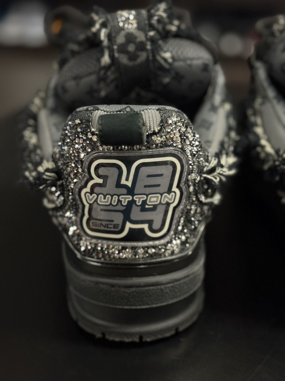 Louis Vuitton Louis Vuitton Swarovski Crystal Skates Black 8.5LV/9.5US Size US 9.5 / EU 42-43 - 6 Thumbnail