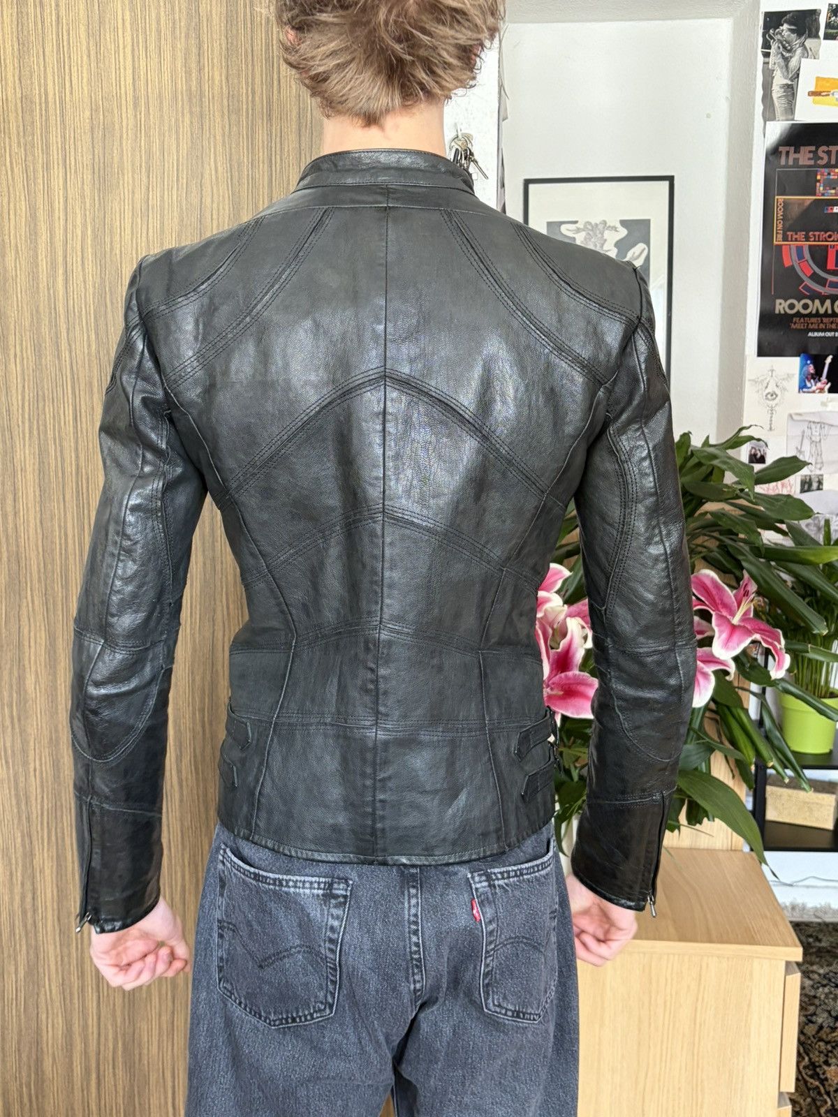 The Viridi-anne The Viridi-Anne Black Leather Jacket Archive Avant Garde Size US S / EU 44-46 / 1 - 8 Thumbnail
