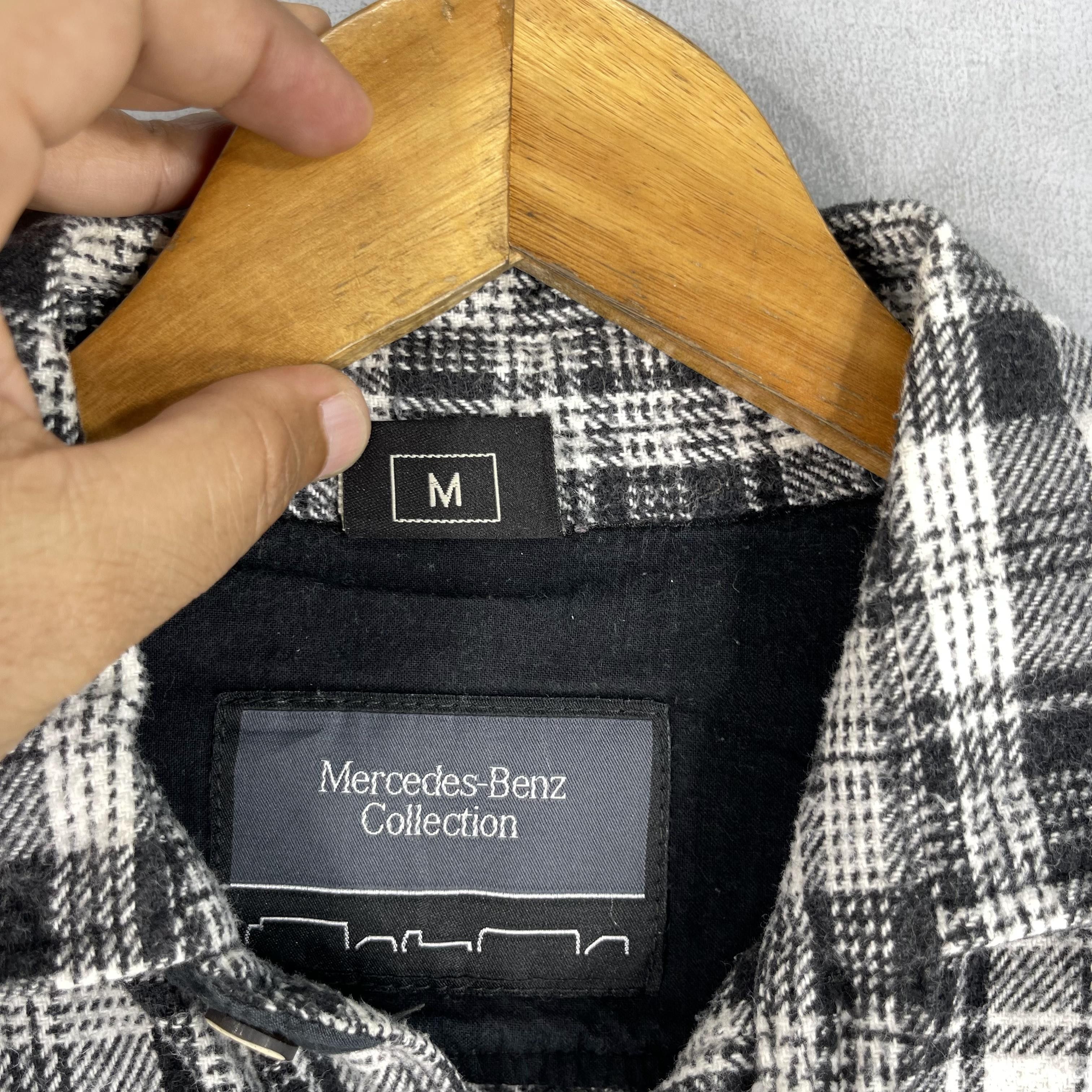 Flannel × Mercedes-Benz Vintage Plaid Checkered Tartan Button Up Flannel Shirt Size US M / EU 48-50 / 2 - 5 Thumbnail