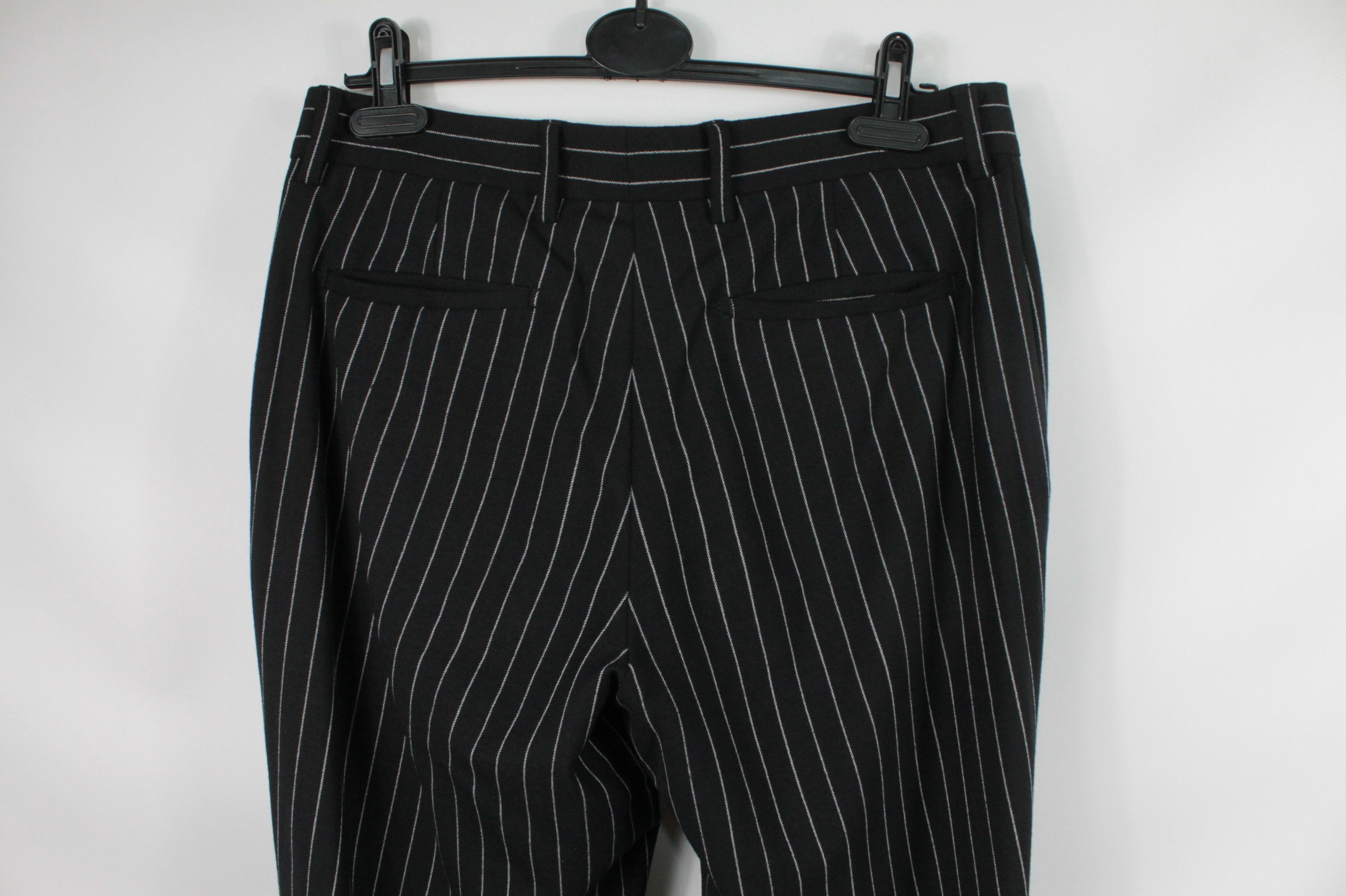 Roberto Cavalli Roberto Cavalli Class Black Striped Wool Formal Women's Suit Size XL / US 12-14 / IT 48-50 - 19 Thumbnail
