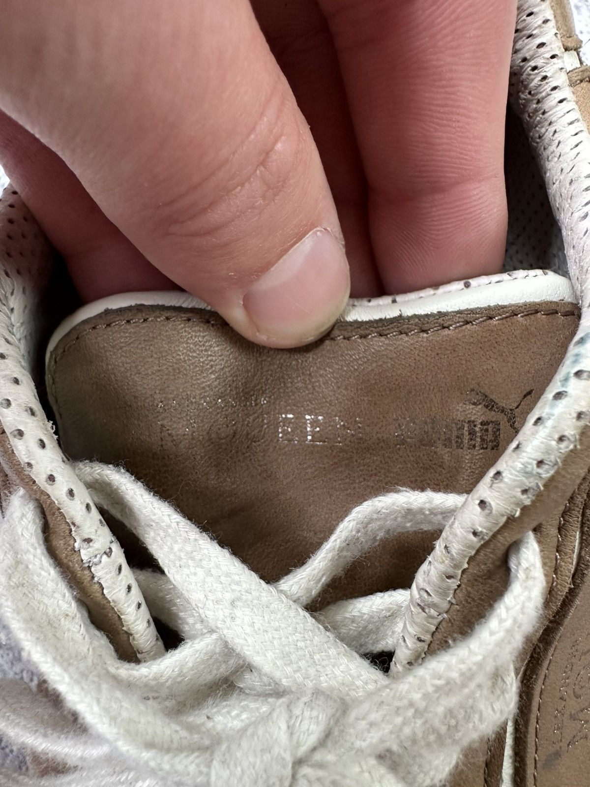 Alexander McQueen × Puma McQueen Puma Vintage Leather Sneaker Shoes Size US 9 / EU 42 - 8 Thumbnail