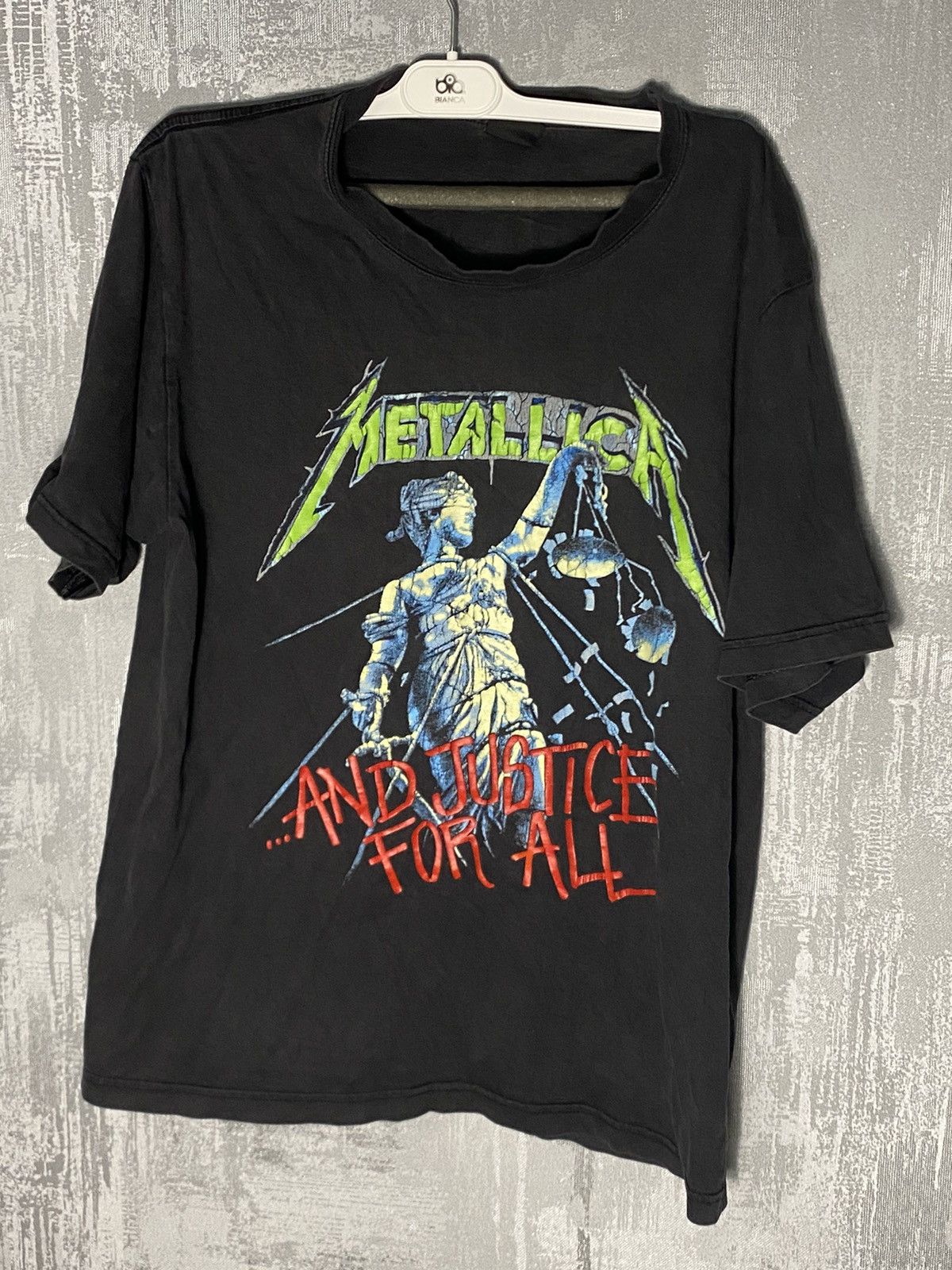 Metallica × Vintage Vintage y2k METALLICA Hammer of Justice Crushes you tee Size US L / EU 52-54 / 3 - 1 Thumbnail