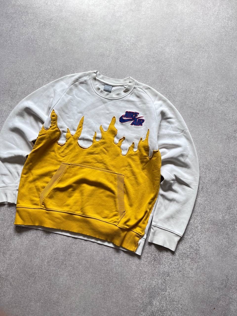 Other Vintage Nike Custom Made Flames Boxy Sweatshirt Y2K L Size US L / EU 52-54 / 3 - 2 Thumbnail