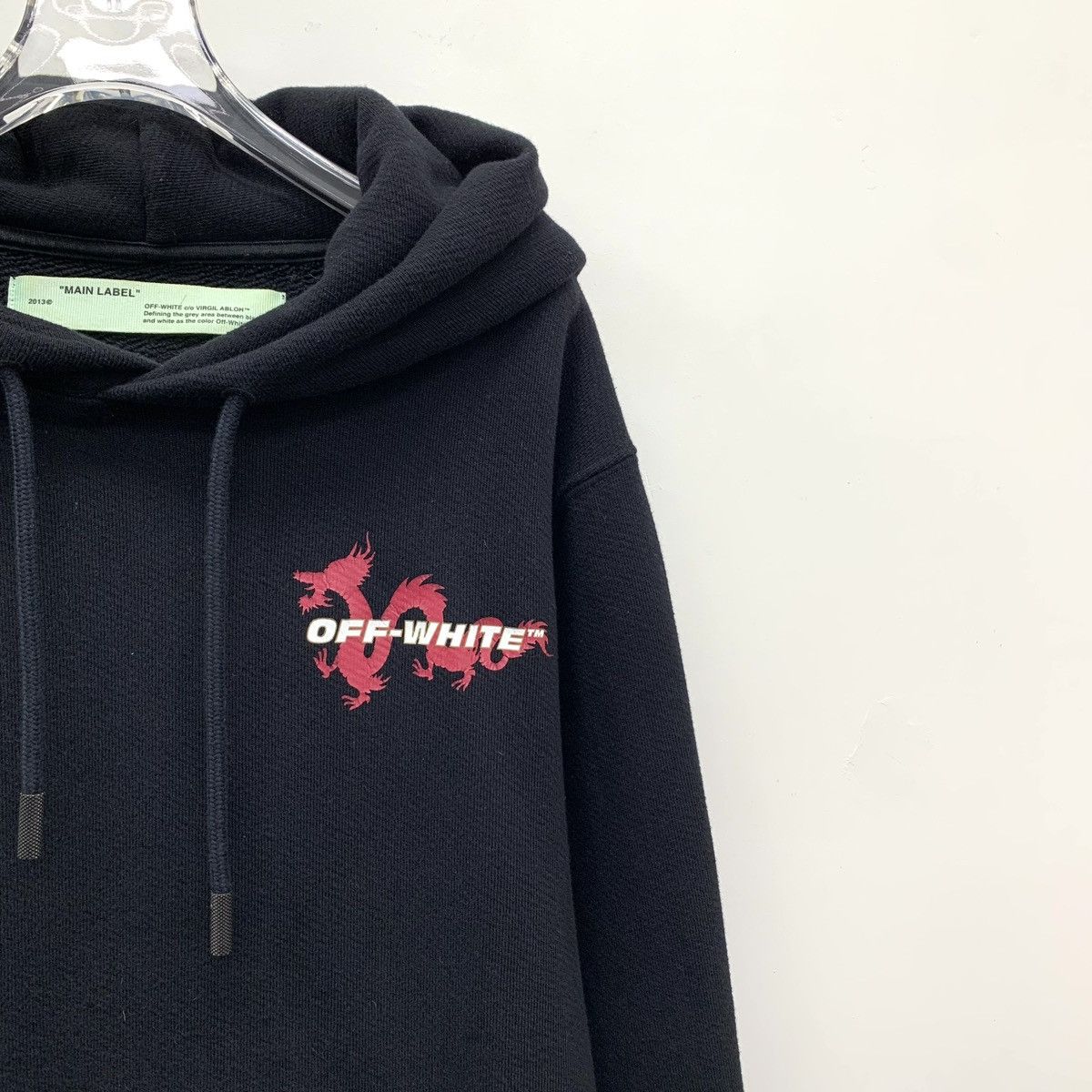 Off-White Off-White Black Dragon Arrow Printed Hooded Sweatshirt K26WX Size US M / EU 48-50 / 2 - 3 Thumbnail
