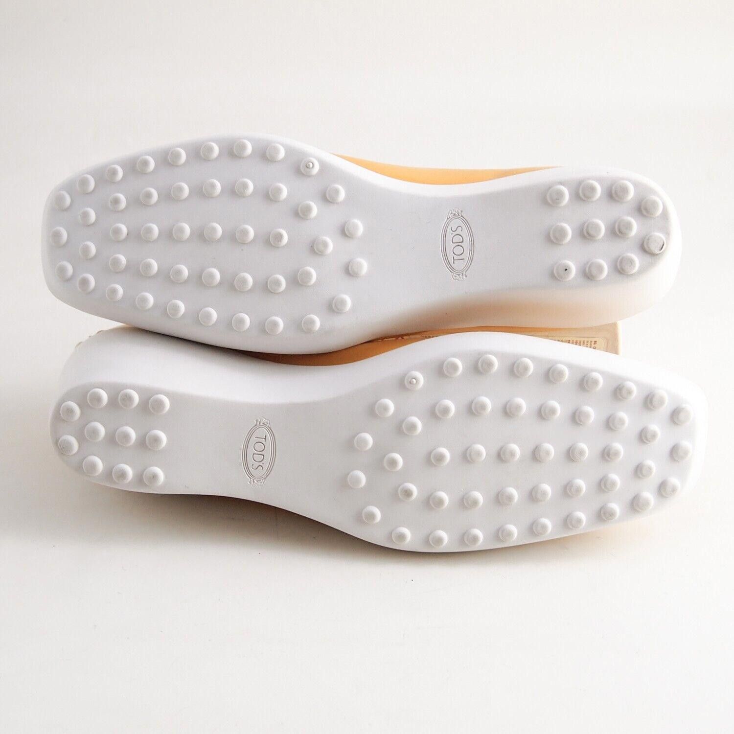Tod's Tod's Wedge Loafers Square Toe Yellow Pat Leather EU 36 US 6 Size US 6 / IT 36 - 6 Thumbnail