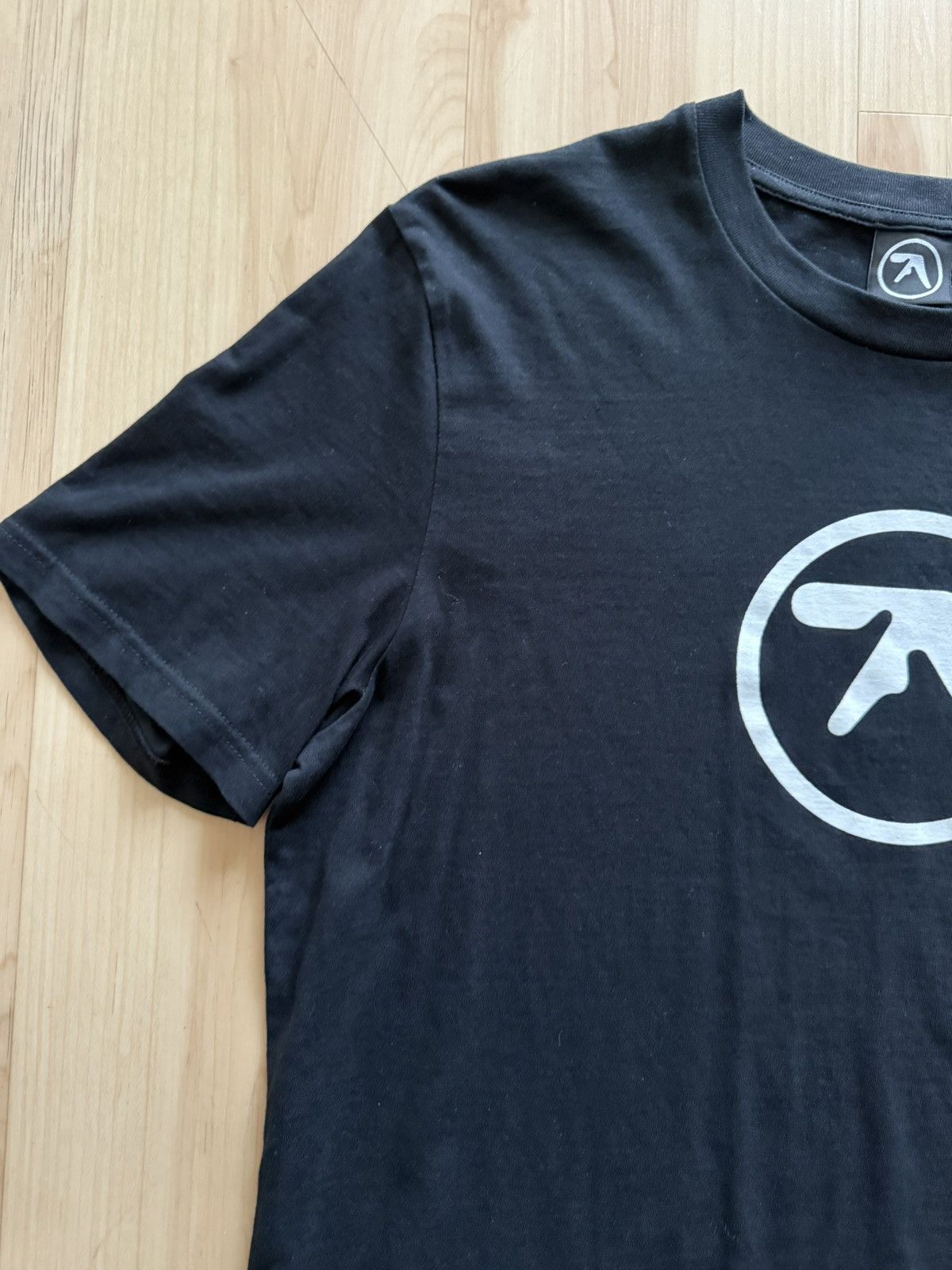 Band Tees × Vintage Aphex Twin Logo T Shirt Black Size US L / EU 52-54 / 3 - 4 Thumbnail