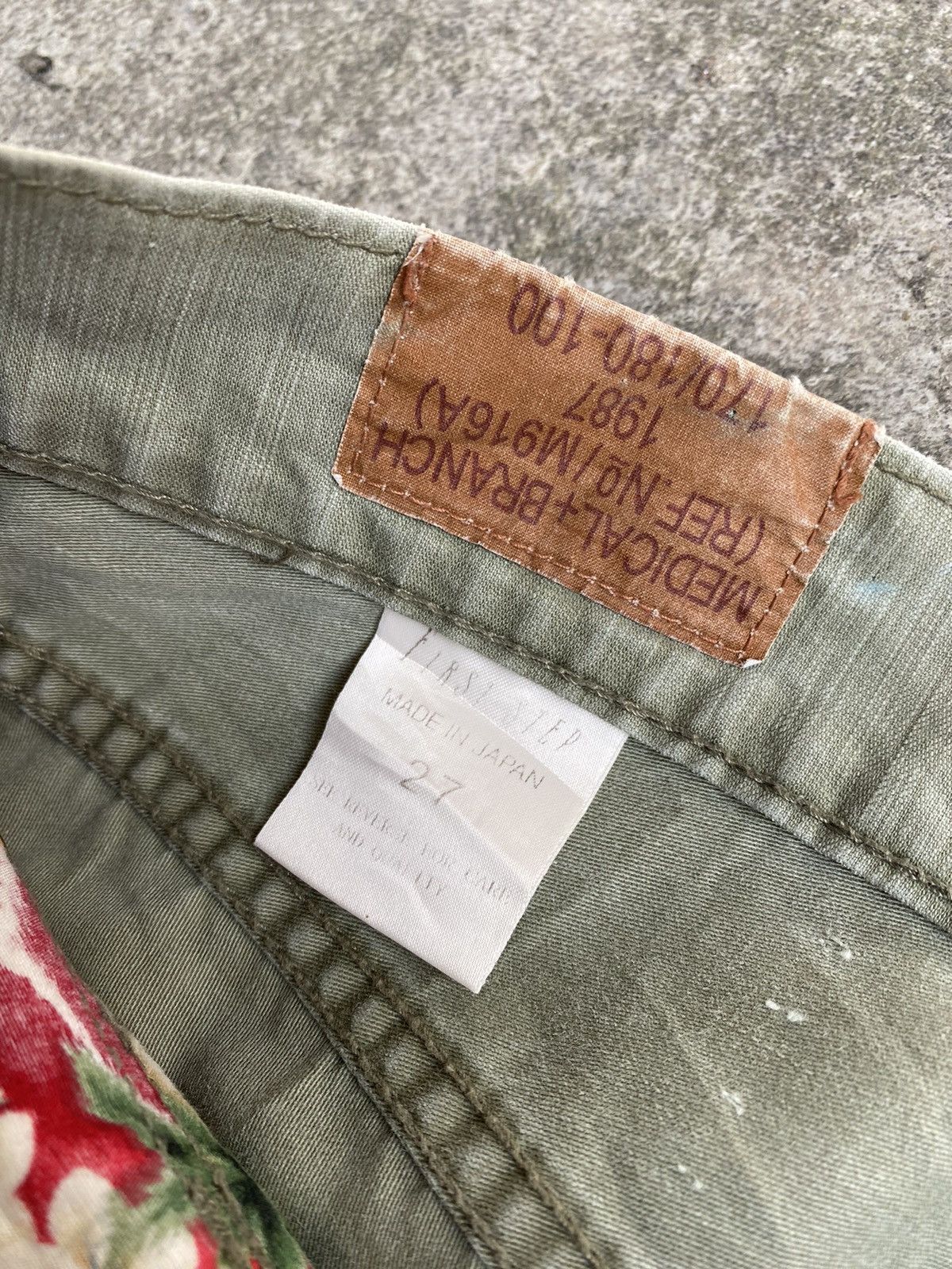 If Six Was Nine × Japanese Brand × Le Grande Bleu (L.G.B.) Medical+Branch Japanese Flare Pants Size US 30 / EU 46 - 7 Thumbnail
