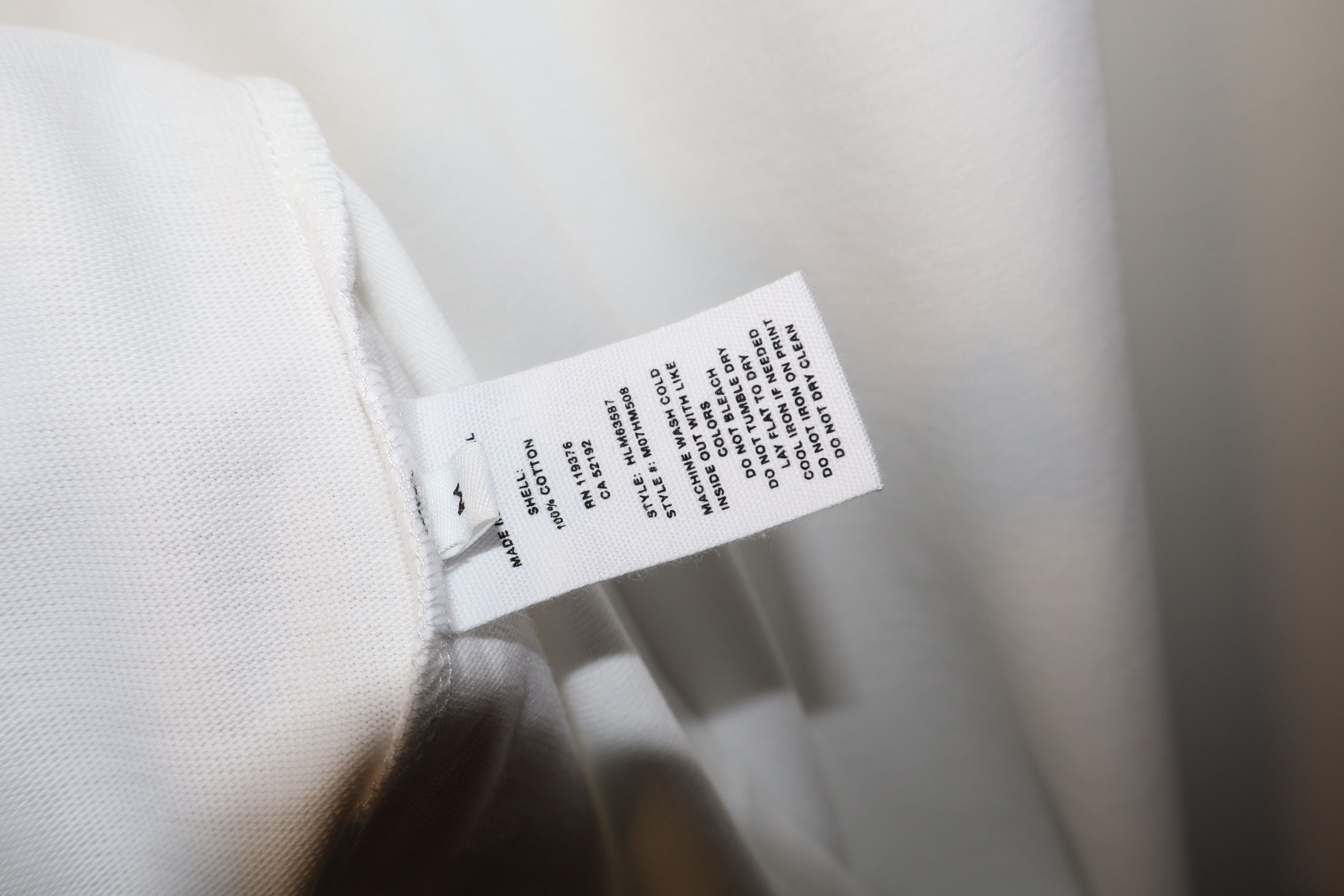 Helmut Lang Crumple logo t-shirt Size US M / EU 48-50 / 2 - 8 Thumbnail