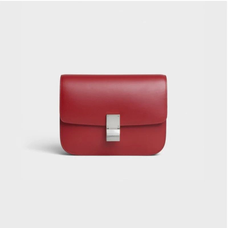 Celine o1w1db10426 Size: OS/Medium Classic Bag in Red Size ONE SIZE - 1 Thumbnail