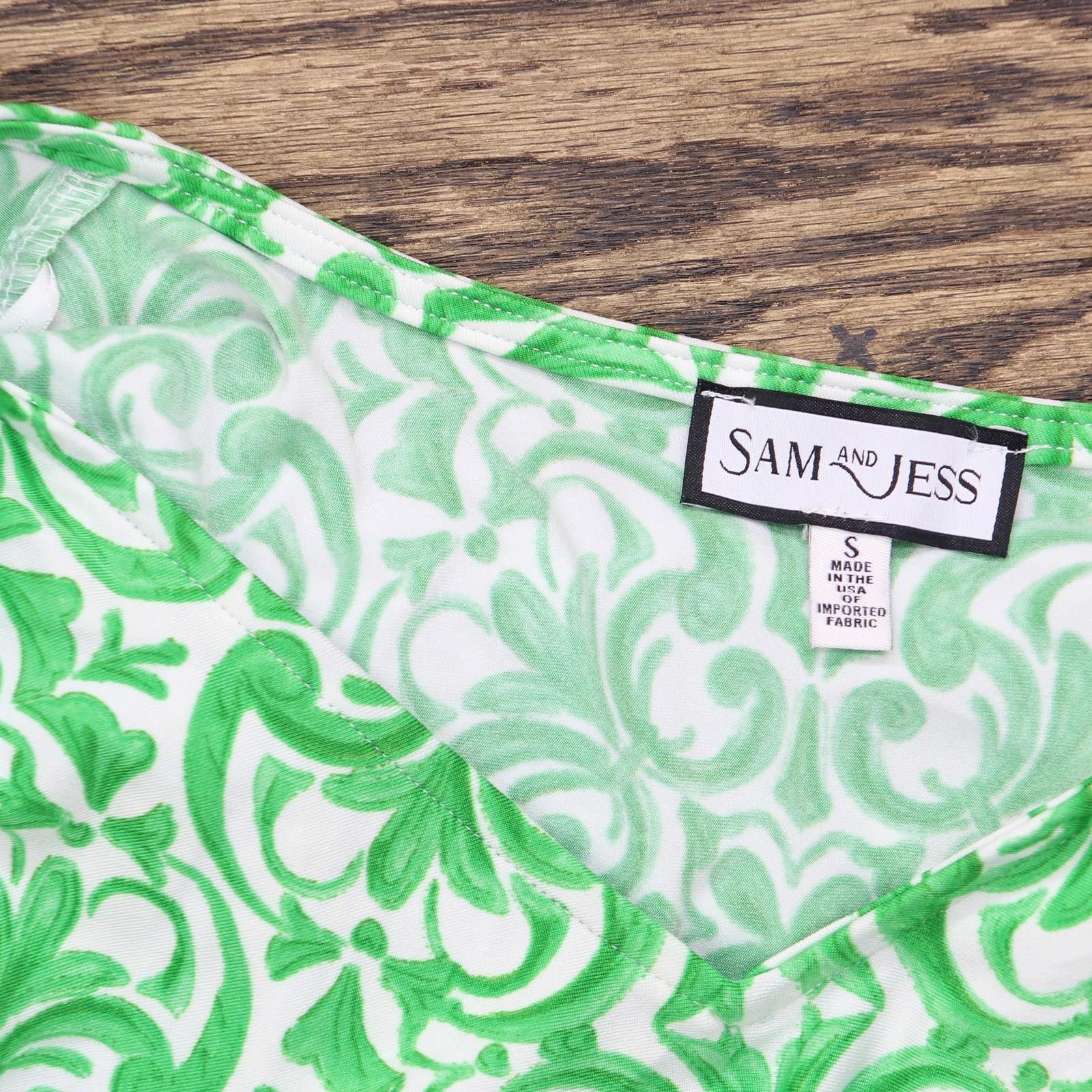 Other Nwt Sam And Jess V-neck Shirt Top Ta3718766w Poison Green S Size S / US 4 / IT 40 - 4 Thumbnail