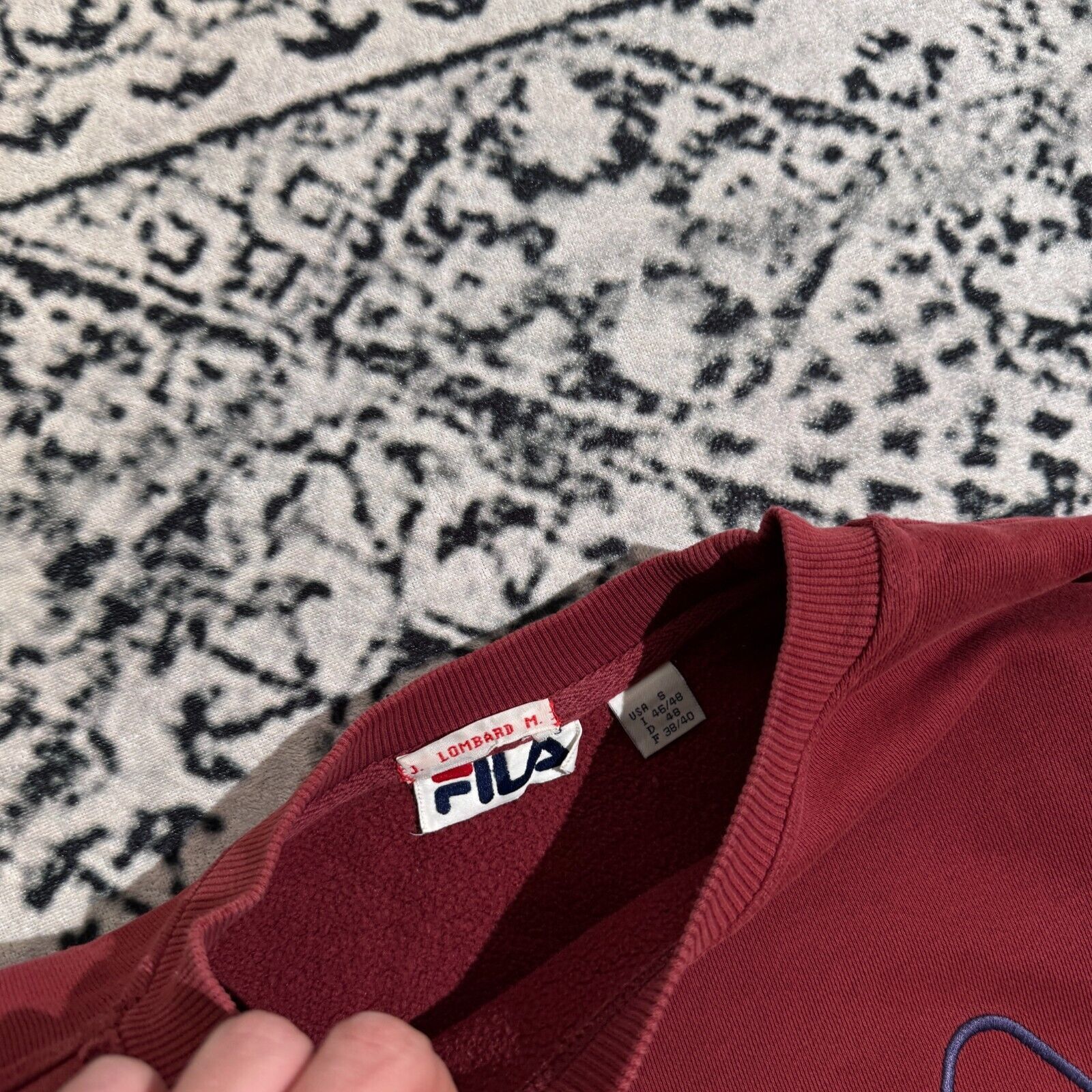 Fila × Vintage Fila Unisex Red Cotton Sweatshirt Size S Vintage Logo Size US S / EU 44-46 / 1 - 7 Thumbnail