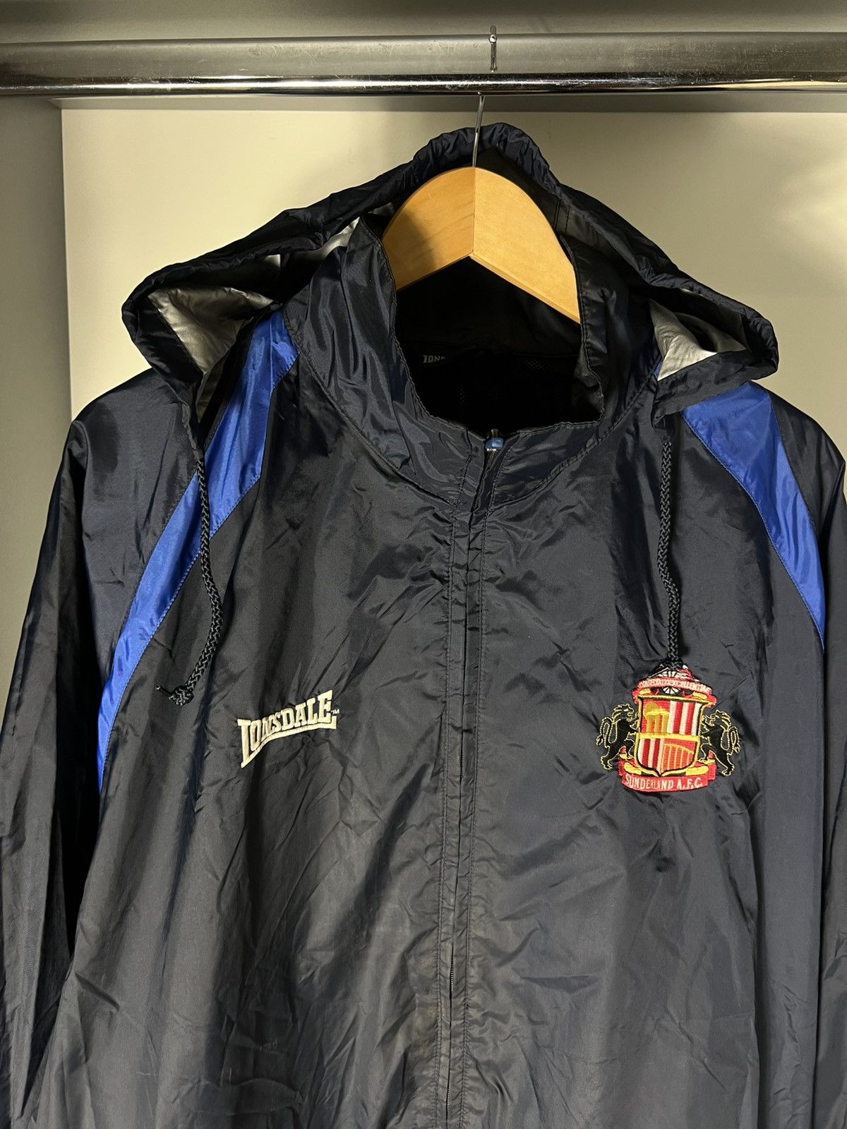 Lonsdale VINTAGE LONSDALE FC SUNDERLAND ENGLAN SOCCER JACKET Y2K 90s Size US XXL / EU 58 / 5 - 11 Thumbnail