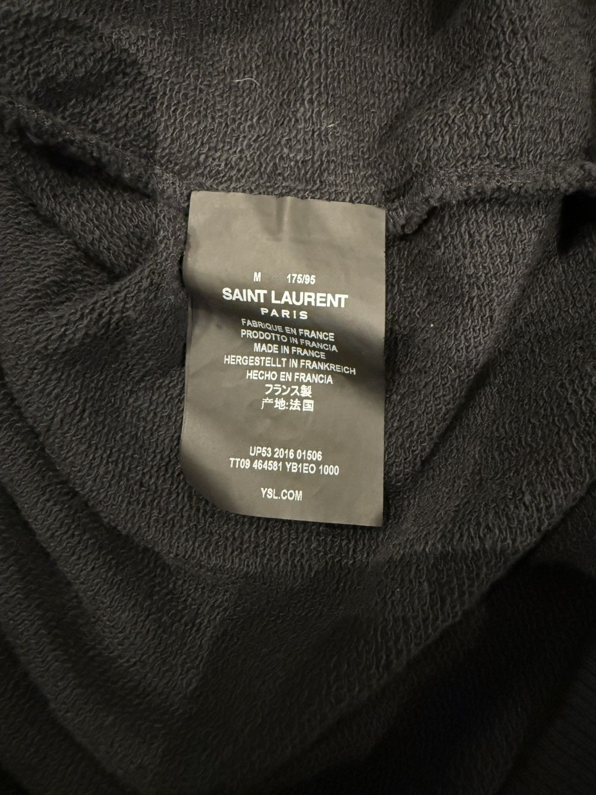Saint Laurent Paris Saint Laurent Hoodie Size US M / EU 48-50 / 2 - 4 Thumbnail