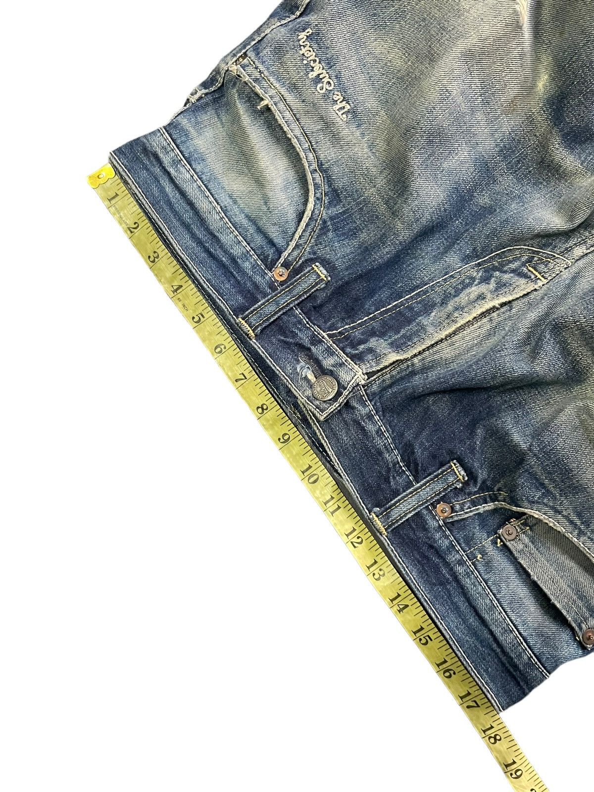 Japanese Brand Subciety Selvedge Distresed Denim Size US 34 / EU 50 - 14 Thumbnail