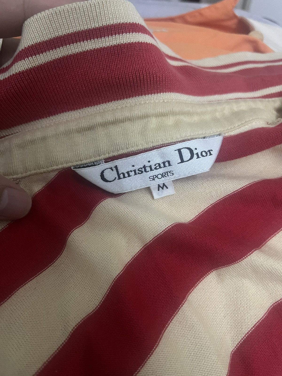 Dior 2000s Christian Dior Striped Polo Size US M / EU 48-50 / 2 - 4 Thumbnail