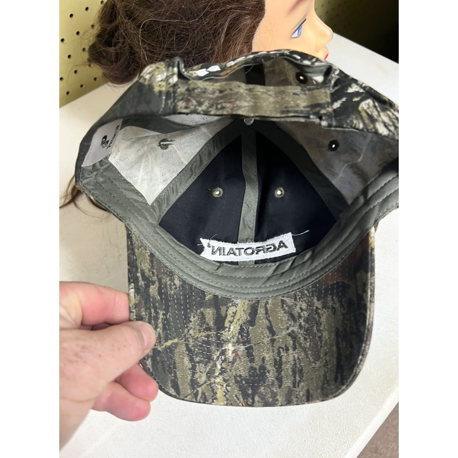 Vintage Predator Baseball Cap Unisex Adults Adjustable Camouflage Hunting Hat Embroidered Mossey Oak Cap Size ONE SIZE - 7 Thumbnail
