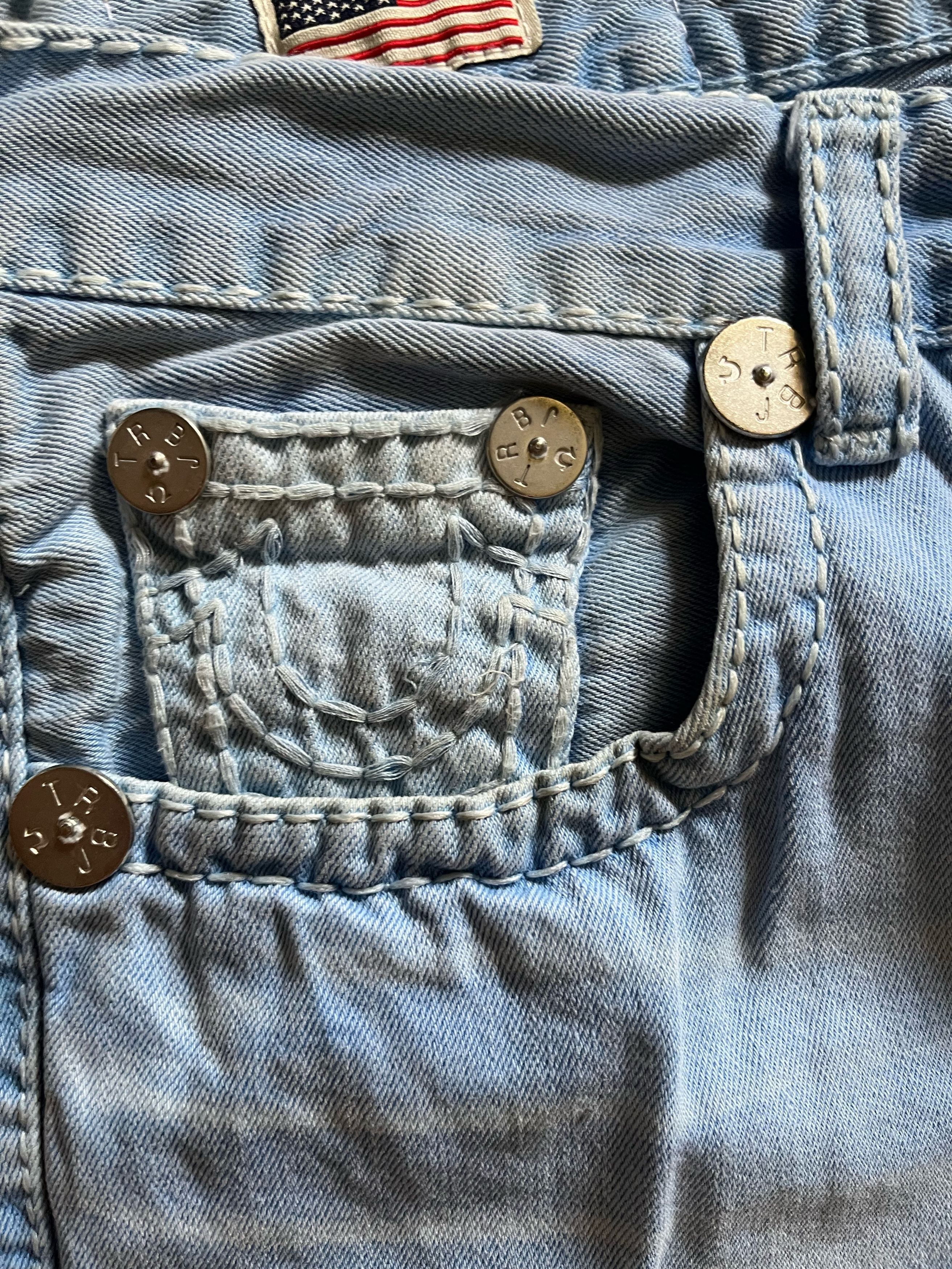 True Religion × Vintage True Religion Baggy Denim Pants Size US 38 / EU 54 - 6 Thumbnail