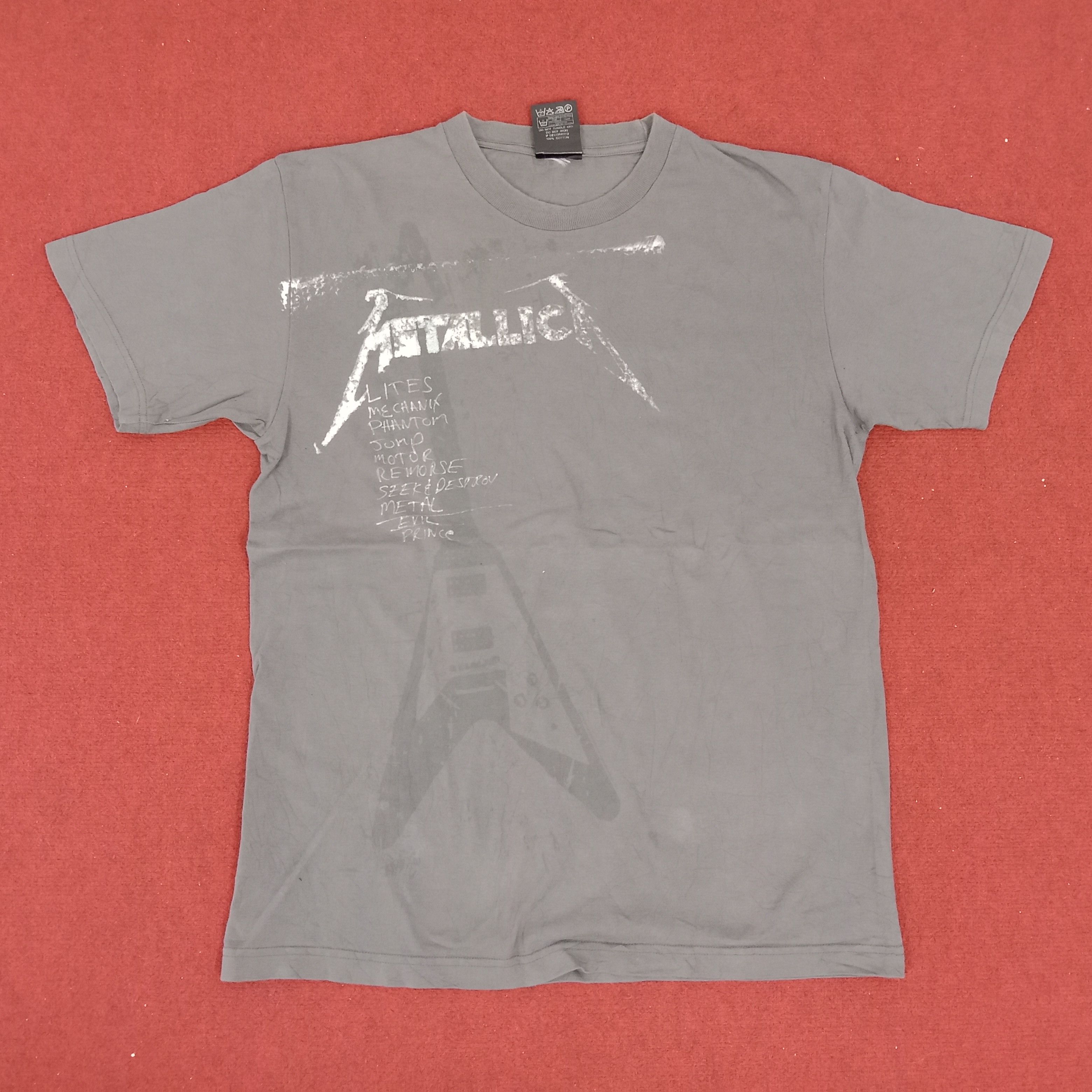 Band Tees × Vintage Metallica Rock Band Music Guitar Design Style Tshirt Size US L / EU 52-54 / 3 - 1 Thumbnail