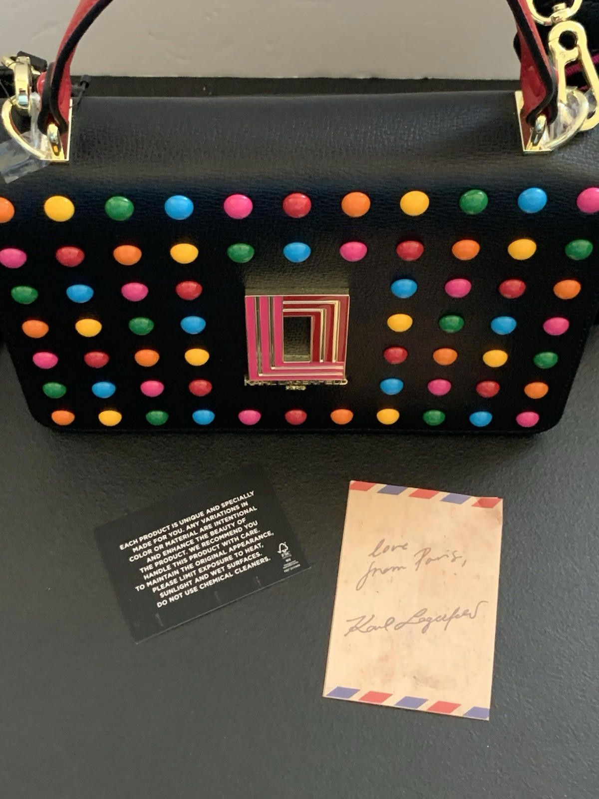 Karl Lagerfeld KARL LAGERFELD SIMONE FRONT FLAP CROSSBODY BAG Size ONE SIZE - 9 Thumbnail