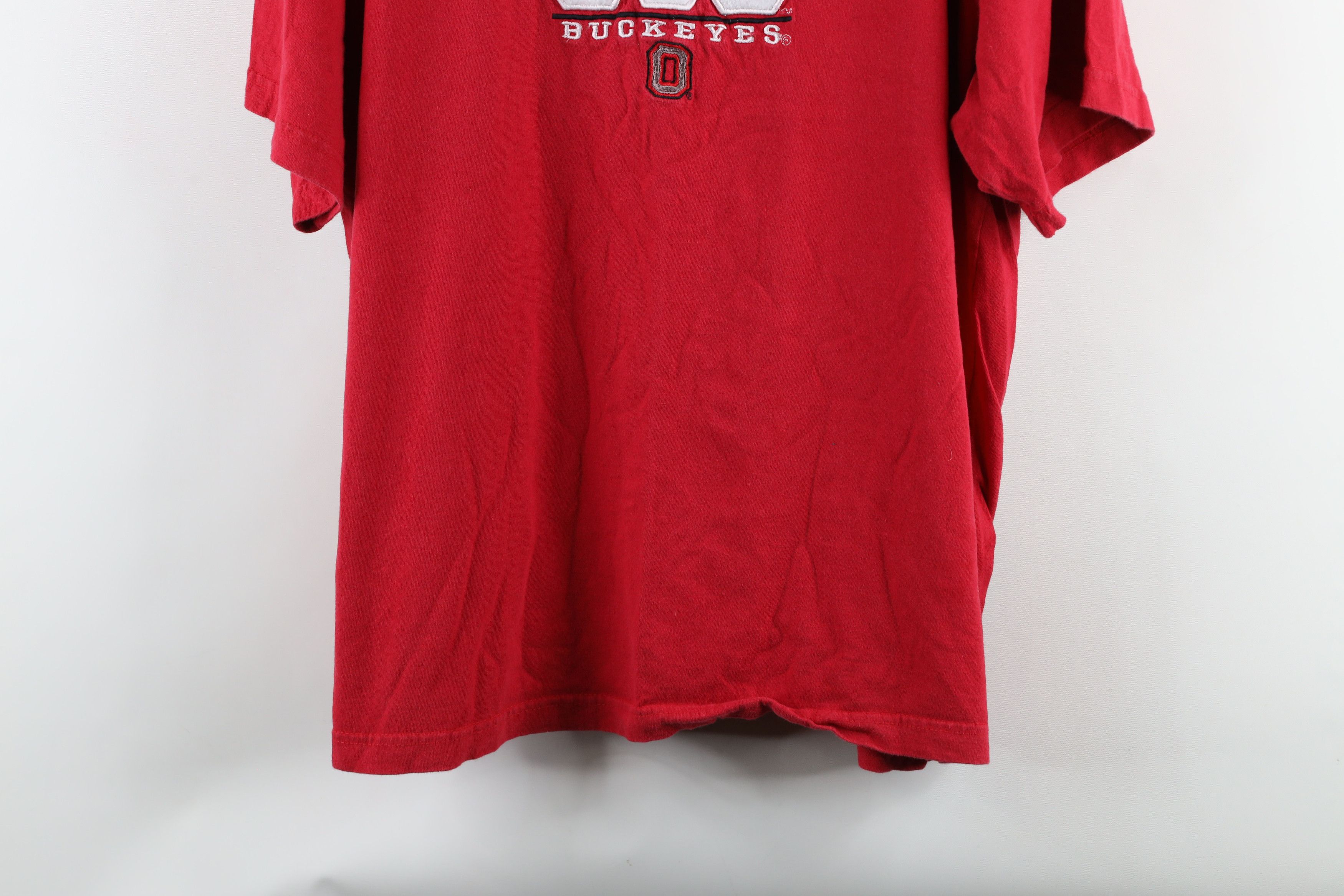Vintage Vintage 90s Spell Out Ohio State University Buckeyes T-Shirt Size US XL / EU 56 / 4 - 3 Thumbnail