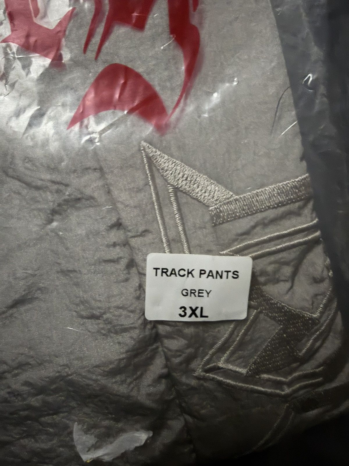 LOST INTRICACY SIZE 3XL Lost Intricacy Grey/Grey Track Pants Size US 44 / EU 60 - 3 Thumbnail