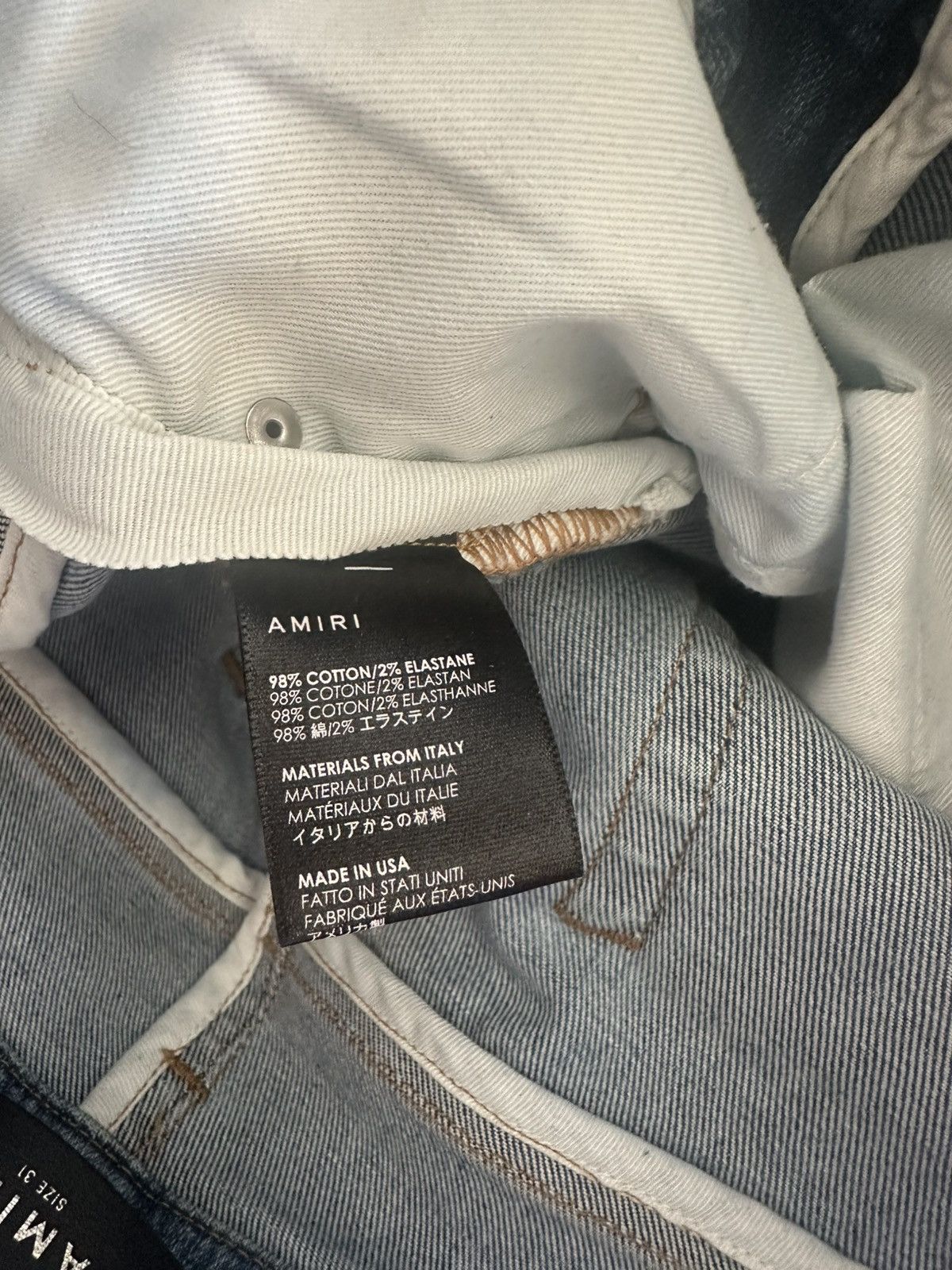 Amiri Amiri paint splatter skinny jeans Size US 31 - 6 Thumbnail