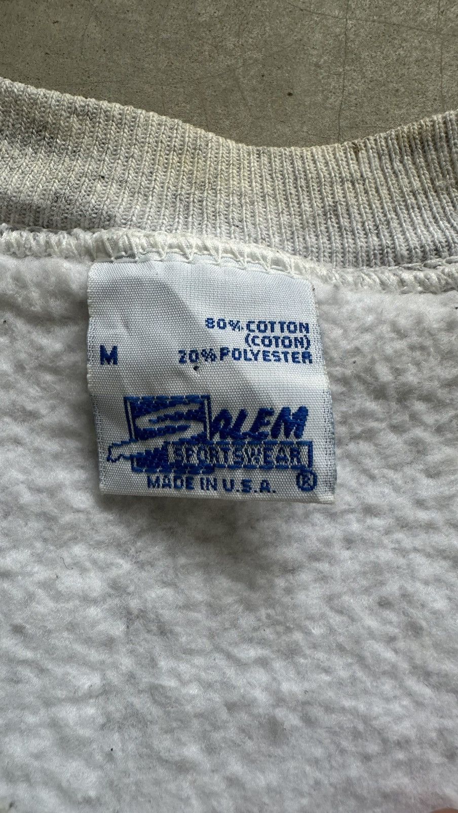 Salem Sportswear × Vintage VINTAGE 90S HIDEO NOMO TORNADO MLB USA SWEATSHIRT Size US M / EU 48-50 / 2 - 5 Thumbnail