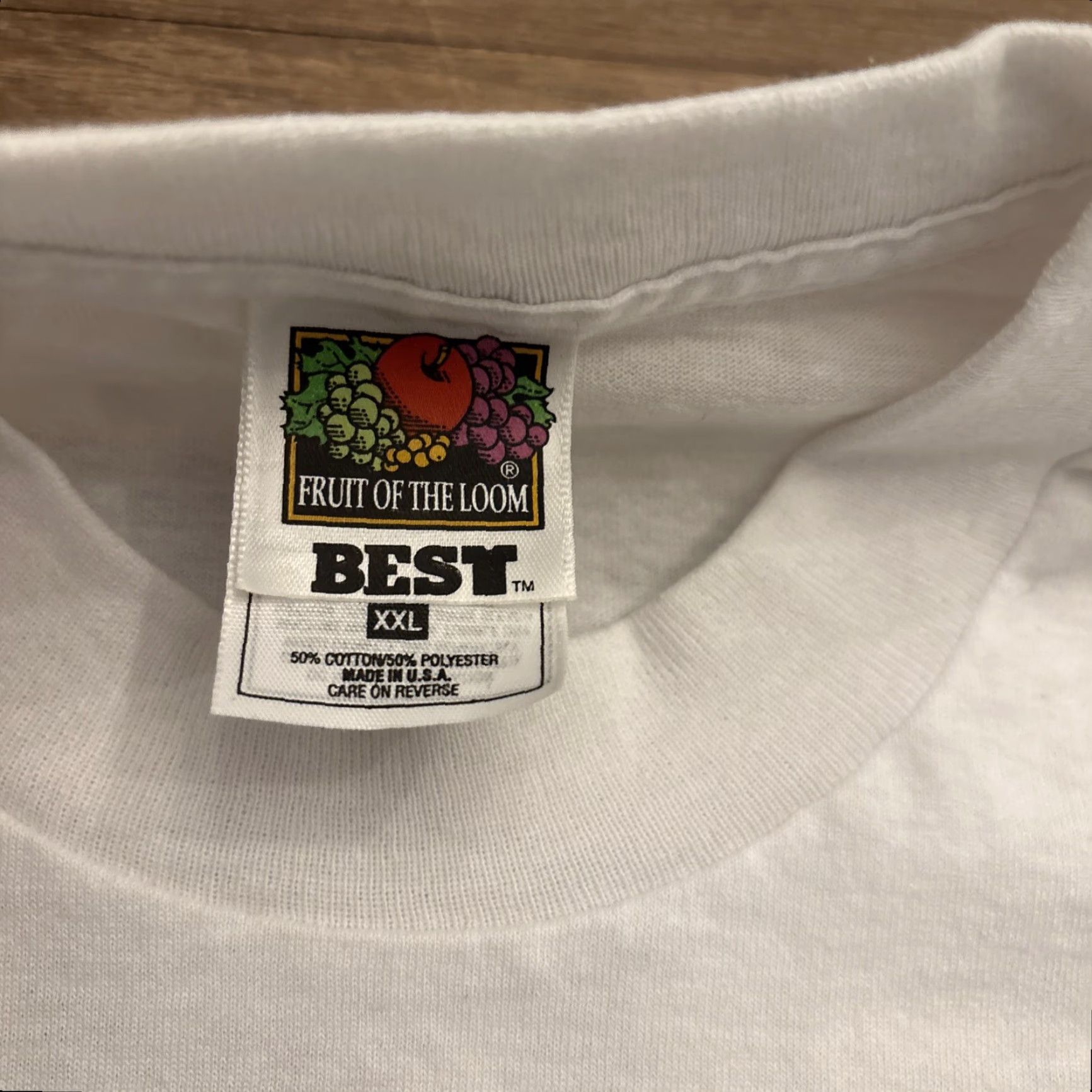 Fruit Of The Loom VINTAGE Fruit of the Loom Hornady Light Magnum Ammunition T-Shirt Size 2XL White Hunting Mens Size US XXL / EU 58 / 5 - 3 Thumbnail